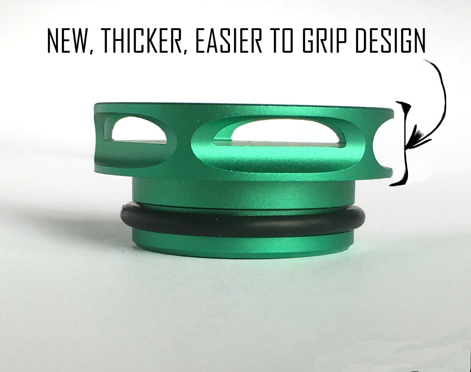 COMBO PACK Magnetic Diesel Fuel Cap + DEF Cap Accessory for Dodge RAM TRUCK 1500 2500 3500 (2013-2018) with 6.7 CUMMINS EcoDiesel (Easy Grip)