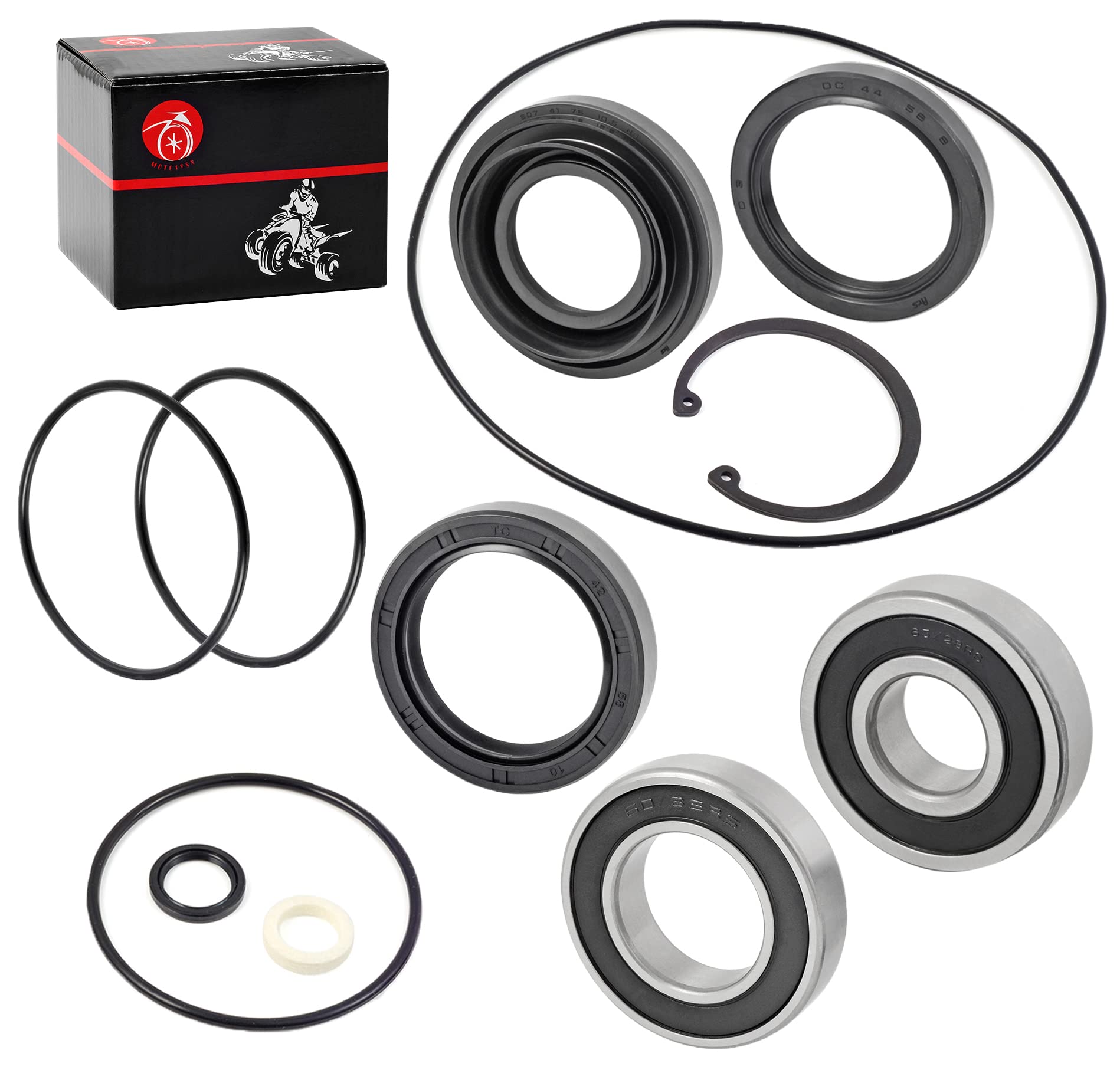 Rear Axle Brake Drum Wheel Seal Bearing O Ring Kit 2014-2022 For Honda Rancher 420 Foreman 500 Trx420 Trx500 91253-Hm7-003