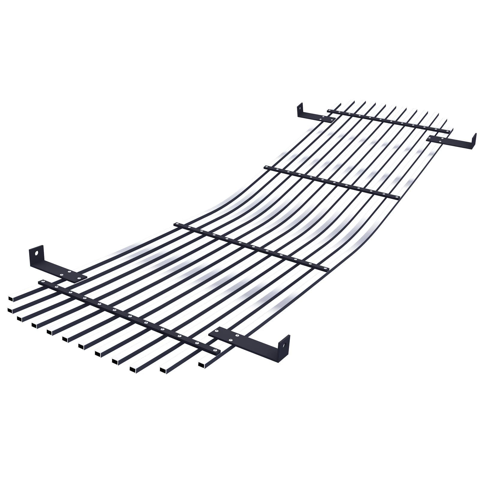 Aps Premium Stainless Steel Chrome Horizontal Billet Grille Grill Insert Compatible With Gmc Suburban 1994-1999 & 94-99 Yukon &