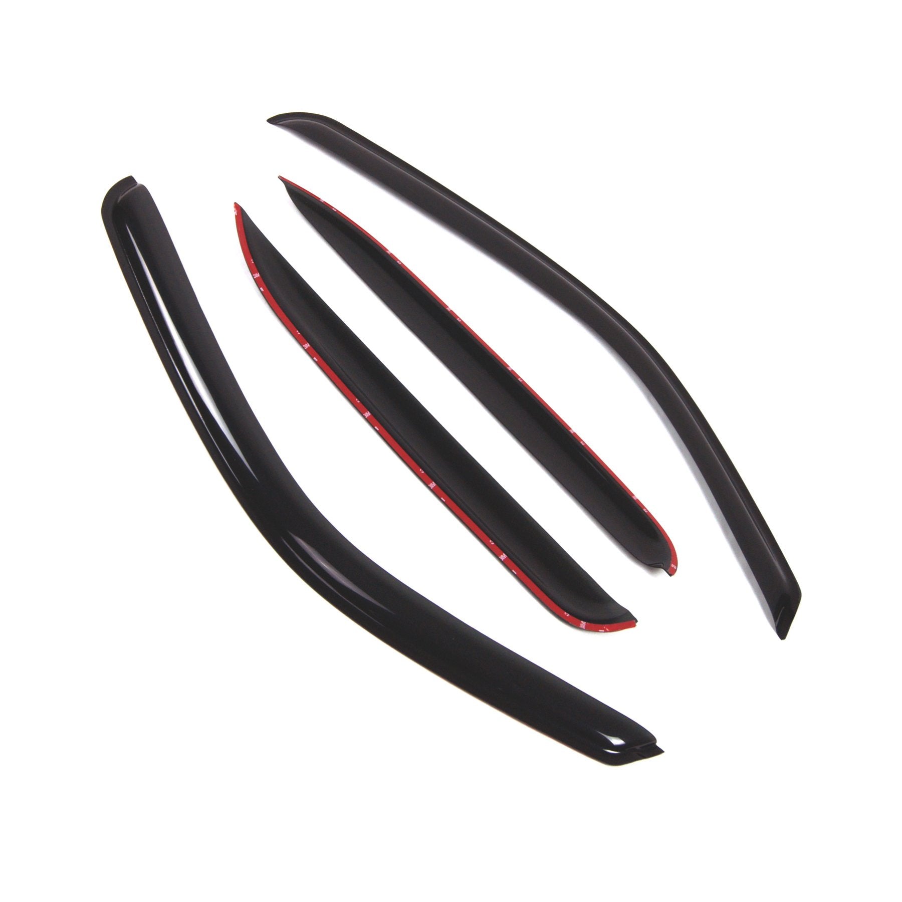 Tuningpros Outside Mount Window Vent Visors Rain Guards Compatible With Gmc Yukon 2000-2006 | Side Window Wind Deflectors Rain S