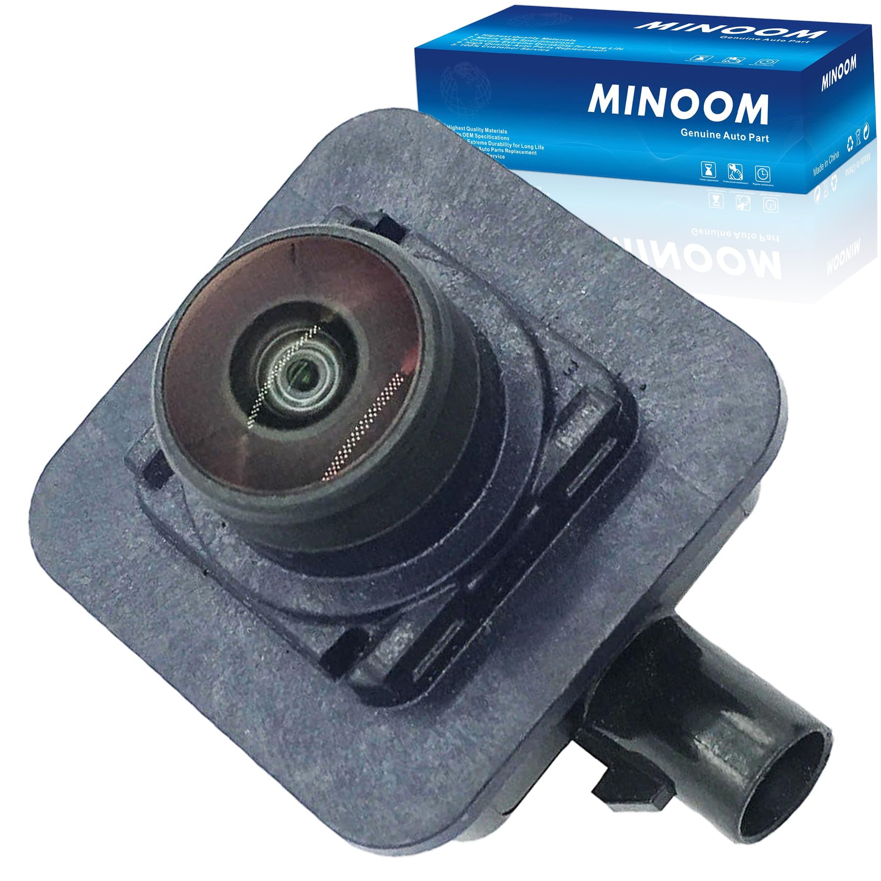 Minoom Hc3Z-19G490-X Rear View Reverse Backup Parking Camera Replacement For Ford F-250 F-350 Super Duty 2017 2018 2019 6.2L-V8 