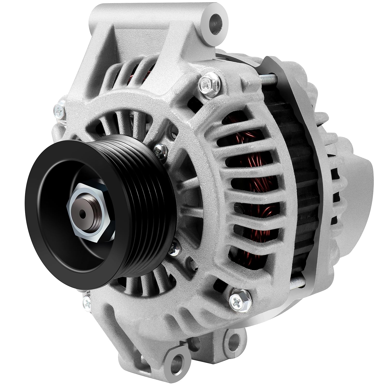 SCITOO Alternator Fits for Acura for RSX 2002-2006,for Honda for CR-V 2002-2006 - 12V 90 Amp CW 7-Groove Pulley, Replace OE 1396