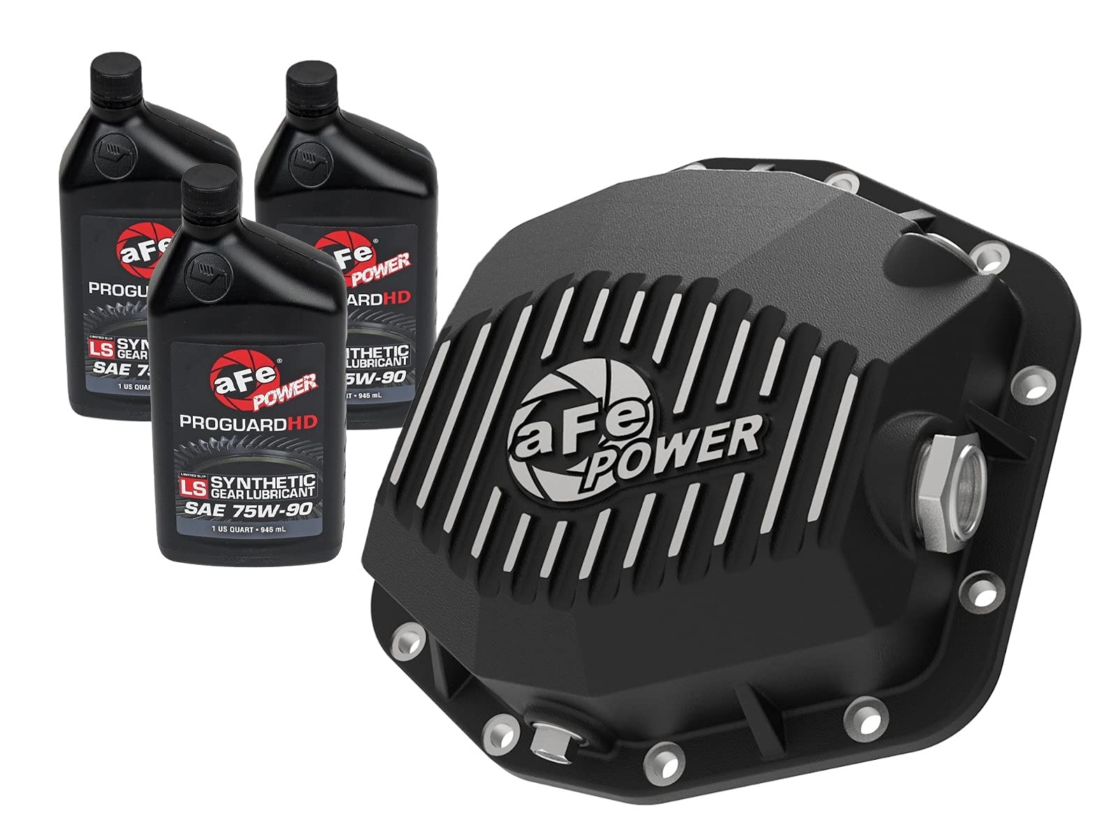 Afe Power 46-71291B Street Series Differential Cover, Rear, Black Finish, With Gear Oil, For 2021 Ford Bronco (Dana M220)