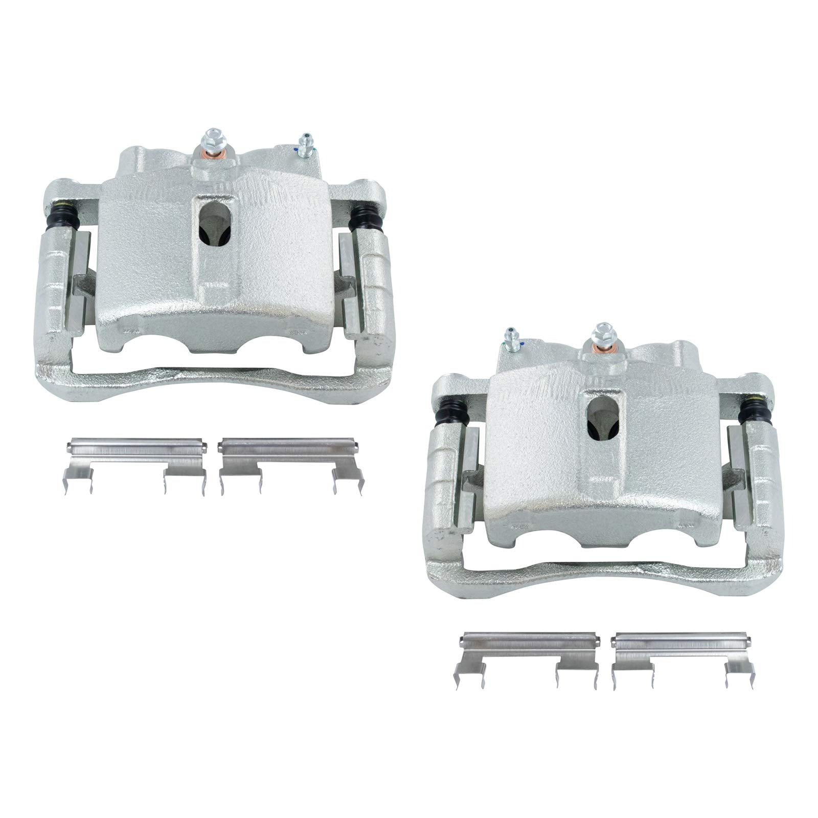 Trq Driver & Passenger Side Brake Caliper Set Compatible With 02-06 Cadillac 99-13 Chevrolet Gmc 03-09 Hummer