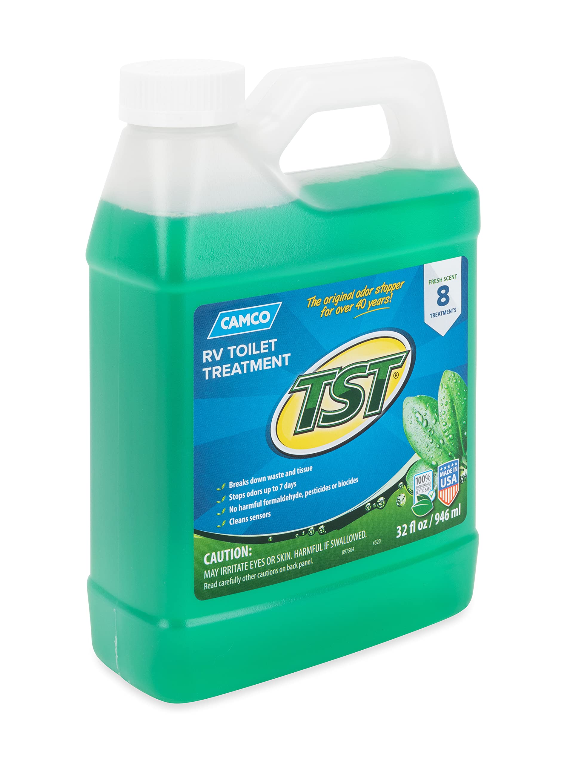 Camco TST Ultra-Concentrated, TST Green (40226), 32 oz