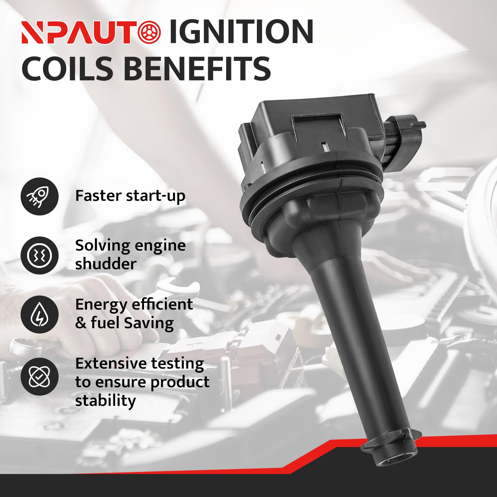 Ignition Coil Pack Replacement For Volvo L5 2.3 2.4 2.5 2003 2004 2005 2006 2007 Volvo V70 Xc70 Xc90 S80 S60, S60 C70 V70 S70, L