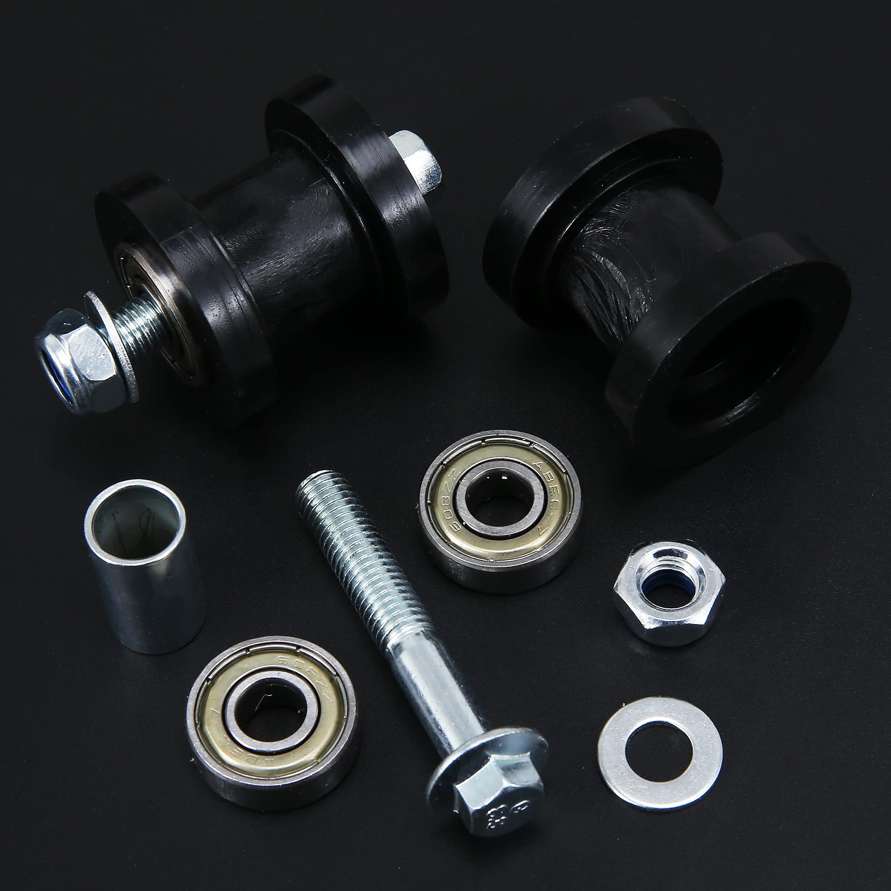 Stylemafia 8mm and 10mm Chain Roller Pulley Tensioner Wheel Guide Per for Motorcycle Mini Bike Atv 125cc 140cc 160cc SSR XR125 C