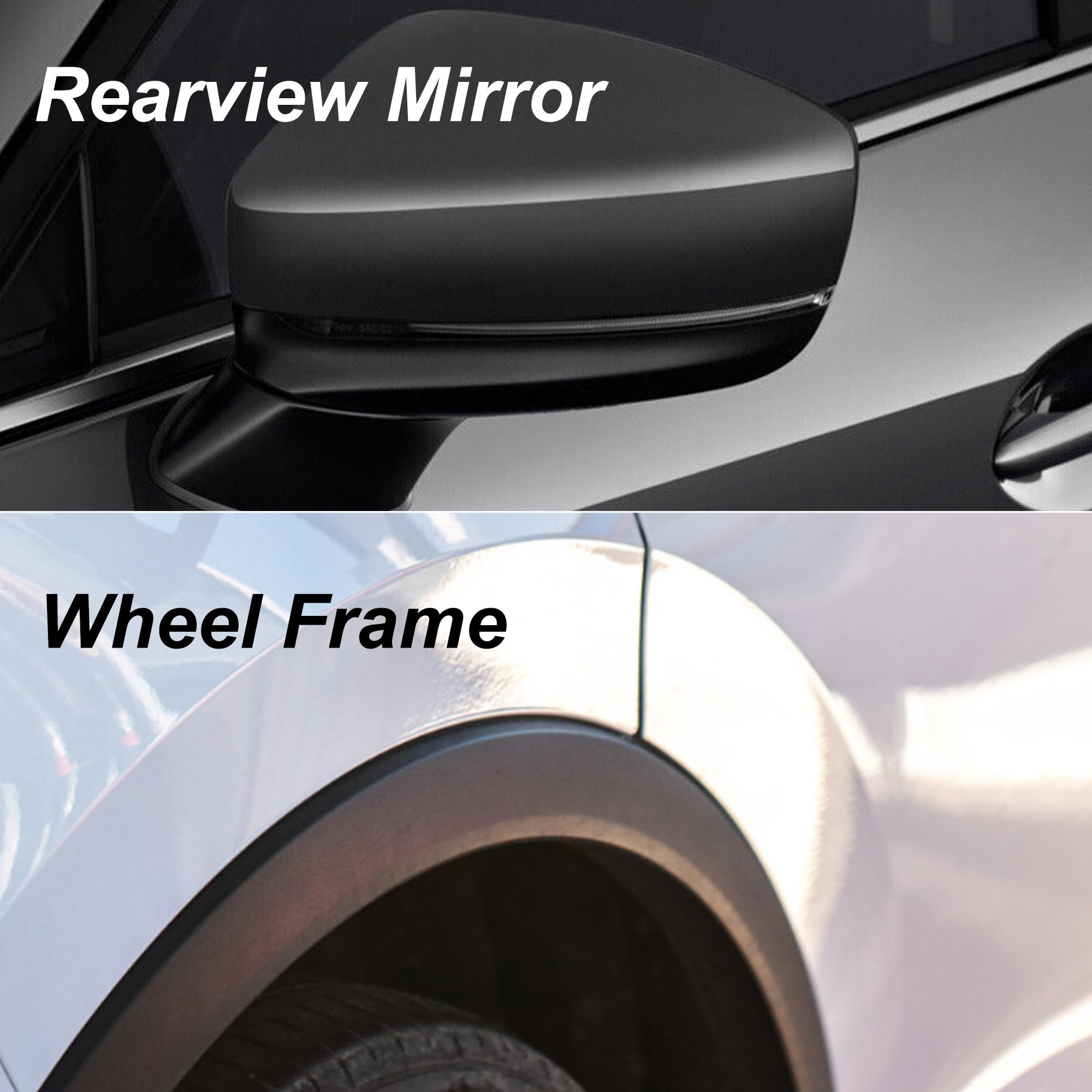 Lypumso Matte Black Vinyl Wrap Tape Roll, 1 Inch X 30Ft Self-Adhesive Black Out Chrome Delete Tape With Tool Kit Air Release Adh