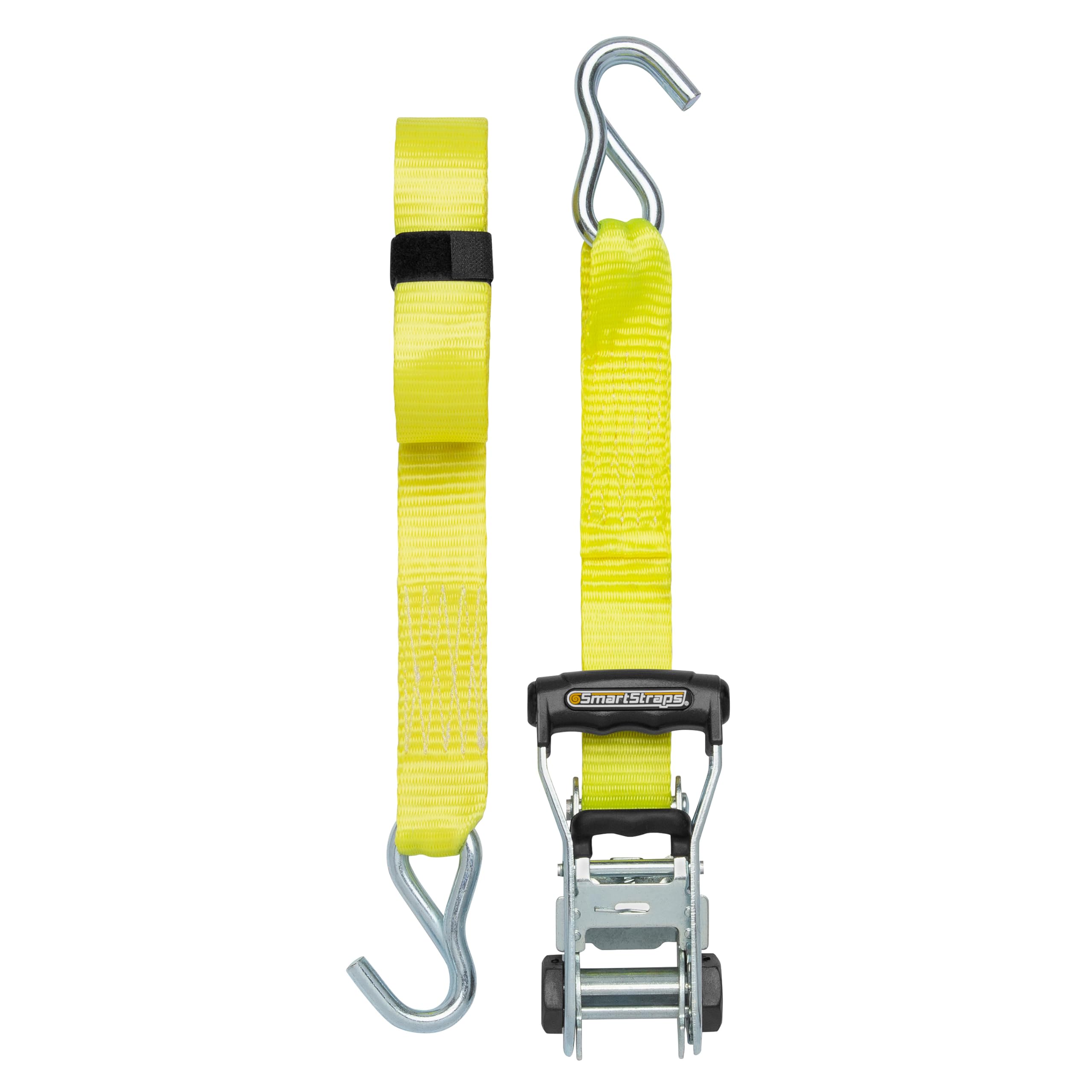 SmartStraps 14 Commercial Ratchet Tie Down Strap - 5,000lbs Break Strength, 1,667lbs Safe Work Load - Commercial Duty Tie Downs 