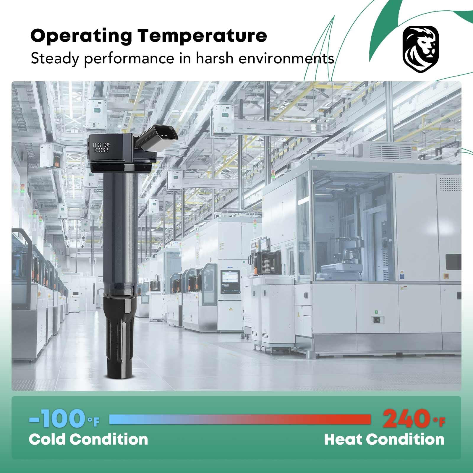 Yhtauto Set Of 6 Ignition Coil Pack Replacement For Toyota Camry 2007-2017, Avalon 4Runner Highlander Sienna Rav4 Tundra, Lexus