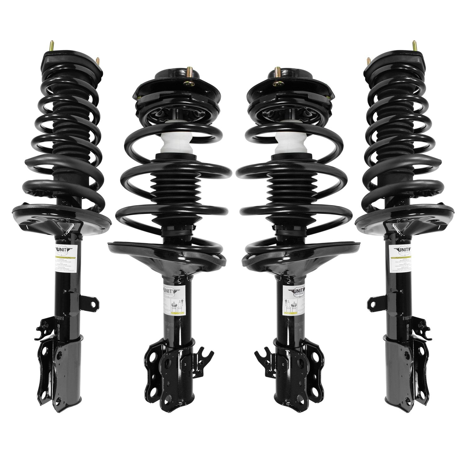 Unity Complete Strut Assembly Kit - Front and Rear - Model 4-11471-15161-001 - 4 Wheel Set