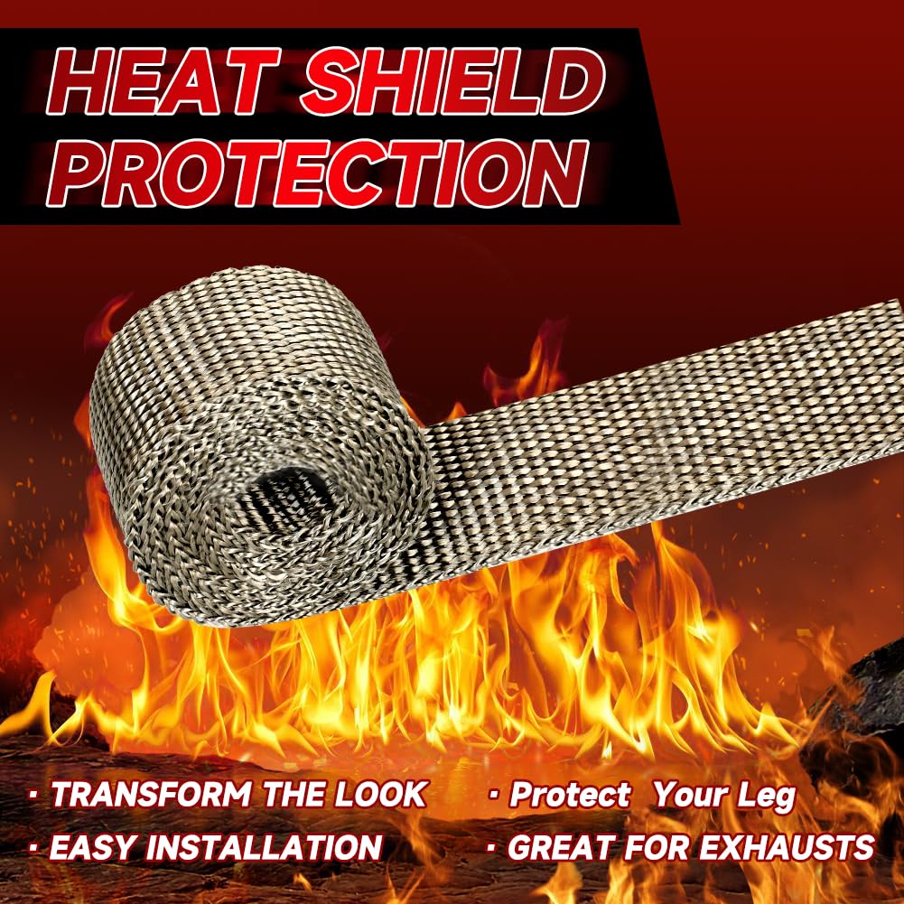 Fvrito Mini Bike Exhaust Pipe Kit For Predator 212Cc 224Cc 196Cc Coleman Ct200U Bt200X Ct200U-Ex 6.5Hp Gx160 Gx200 Small Engine Baja Warrior Massimo Mb200 Go Kart Parts Black