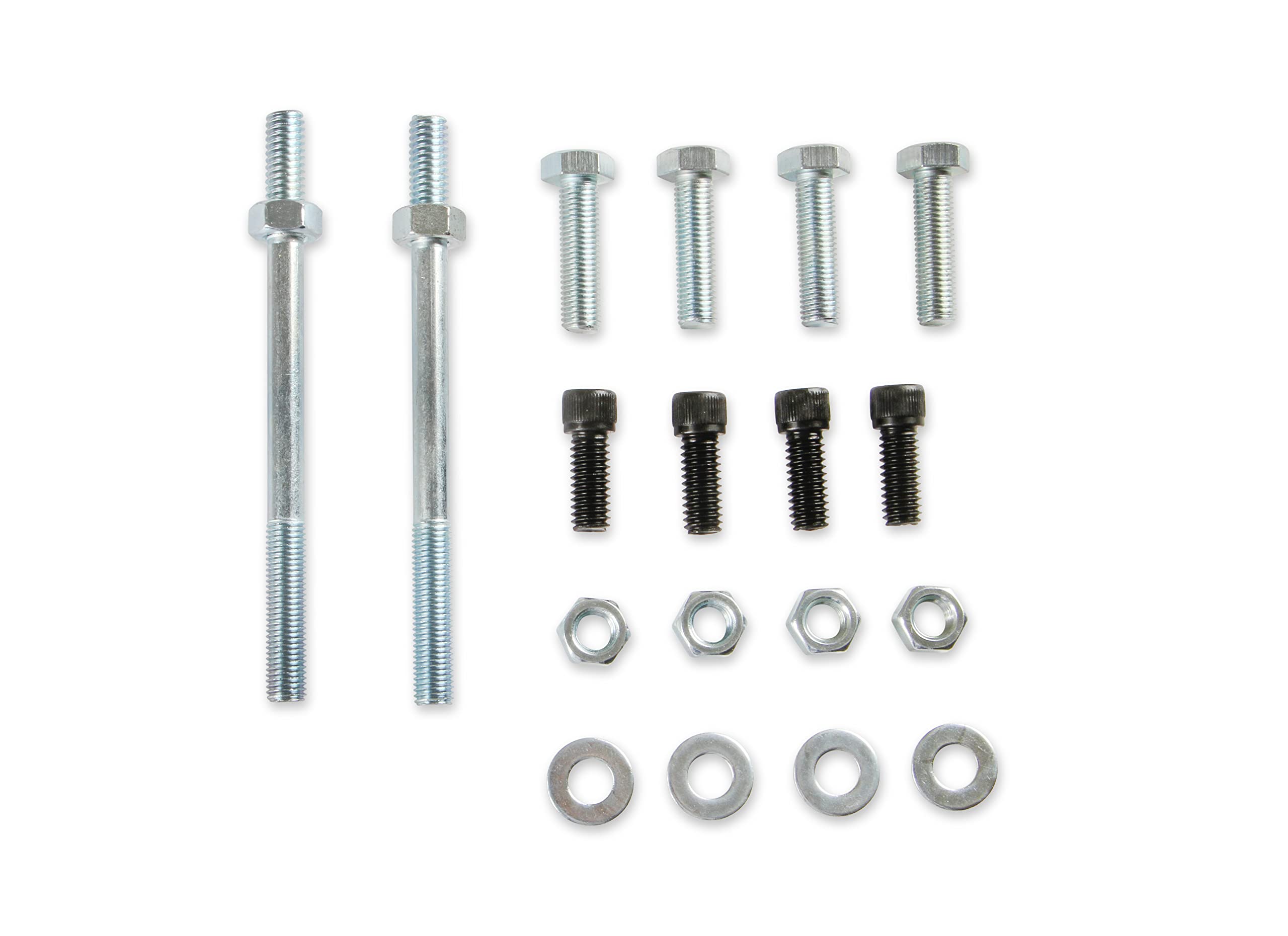 Mr. Gasket Carburetor Adapter Kit 4Bbl To 4Bbl, Silver