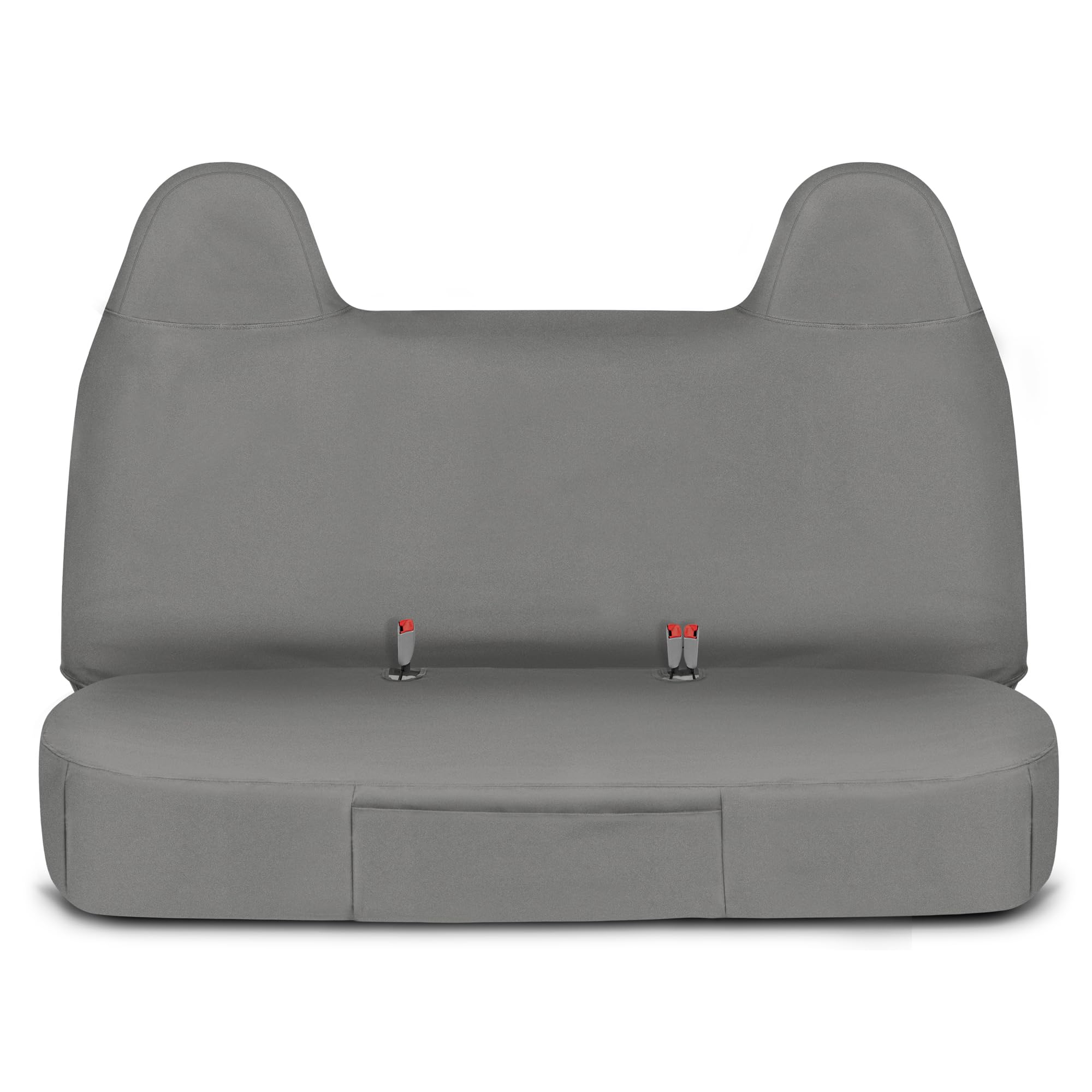 CAT Custom Fit Front Bench Seat Cover for Ford F250 / F350 / F450 / F550 (1999-2007) - Durable Oxford Gray Truck Seat Cover with