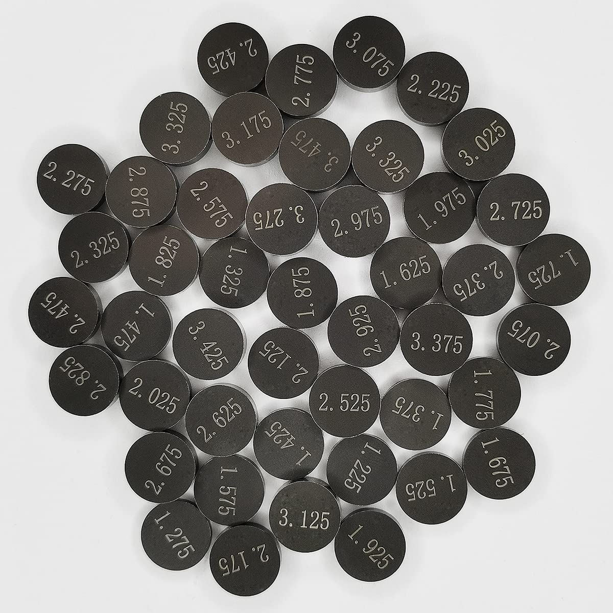 46Pcs 9.48mm Valve Shim Kit for Honda CRF TRX 450R Yamaha YFZ 450R/X Kawasaki KX 450F Suzuki LTZ 400 Arctic Cat DVX 400 Dirt Bik