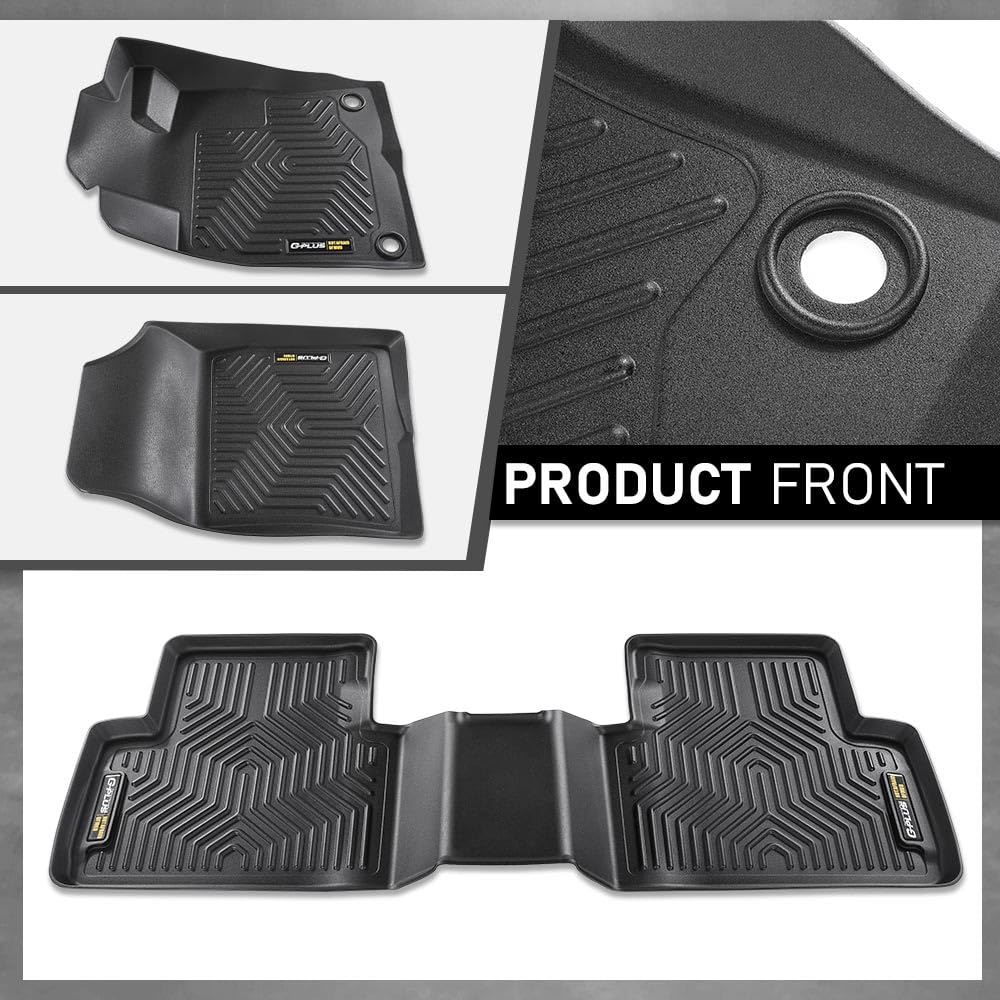 G-PLUS Floor Mats 3pcs Compatible with Honda Civic Coupe Sedan 2016-2021 & Civic Hatchback 2017-2021, Fit Honda Insight 2016-202