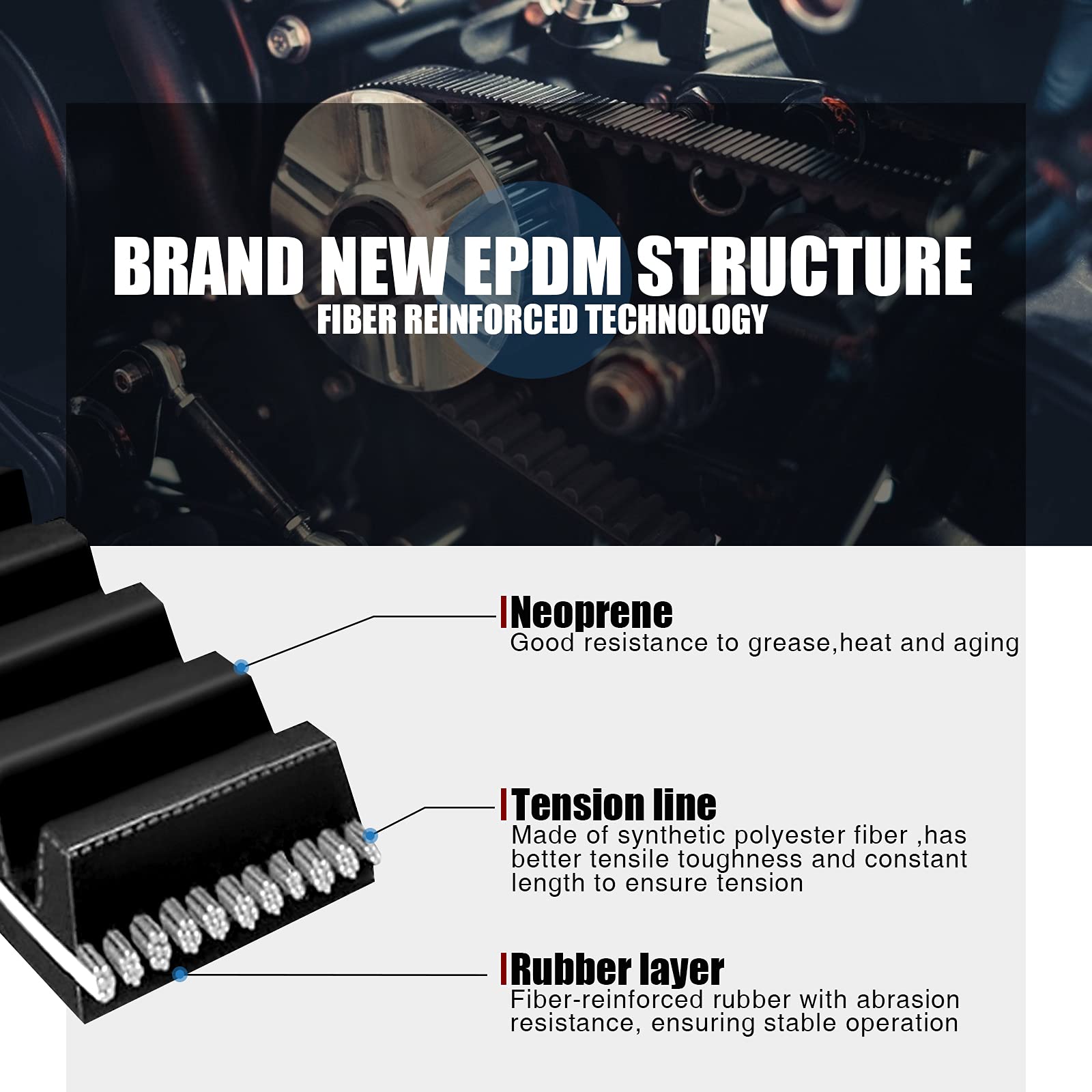 ECCPP Timing Belt Water Pump Kit Fit for 03-13 for Acura MDX 13-18 for Acura RDX 14-15 for Acura RLX 04-14 for Acura TL 03-17 fo