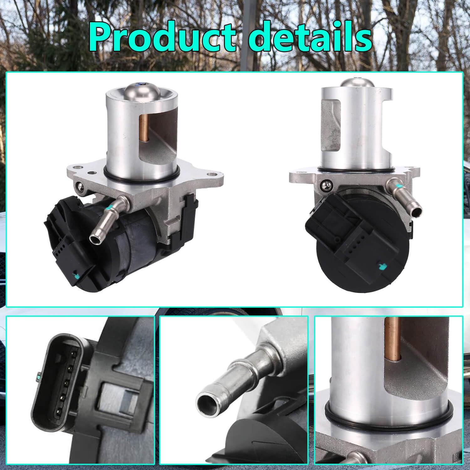 EGR Valve 6421402160,Compatible with Mercedes - Benz ML350 E350 GLS350d E350 S350 3.0L S63 AMG 5.5L V8 Replace A6421402160 88489