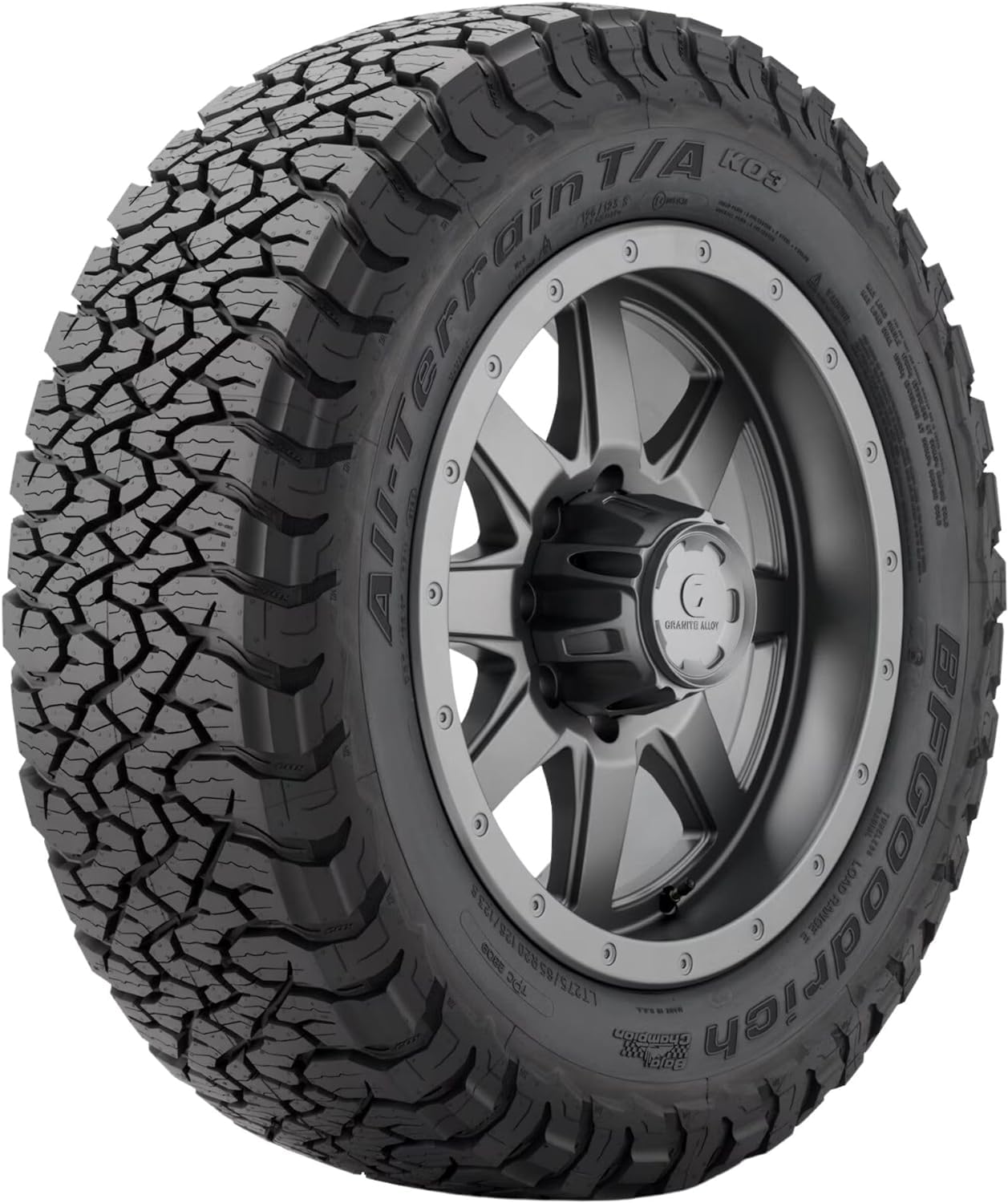 BFGoodrich All-Terrain T/A KO3 Car Tire for Light Trucks, SUVs, and Crossovers, LT295/60R20/E 126/123S