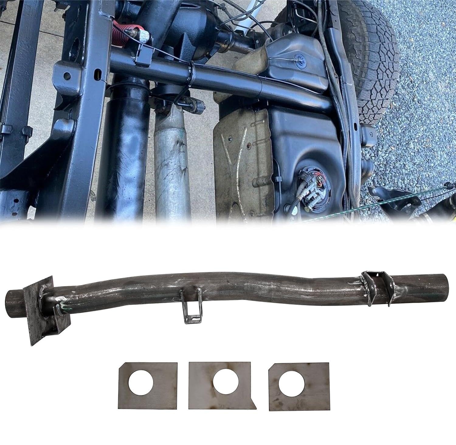 7BLACKSMITHS Rear Tank Support Crossmember for 1999-2006 Chevy Silverado/GMC Sierra 1500/2500 Trucks, Alloy Steel, Vehicle Speci