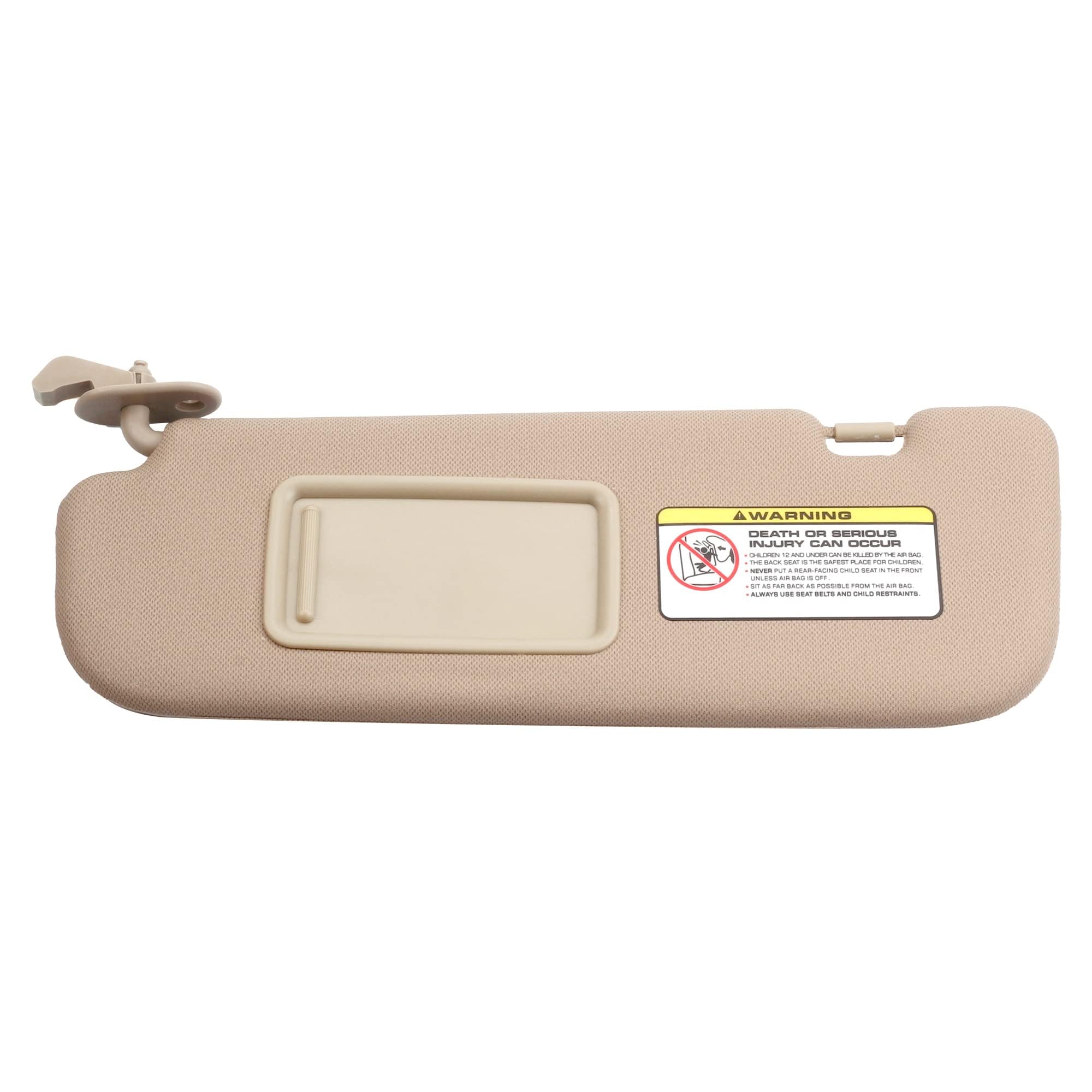Dasbecan Beige Left Driver Side Sun Visor Compatible With Hyundai Elantra 2011 2012 2013 2014 2015 Replaces# 852103X000Tx