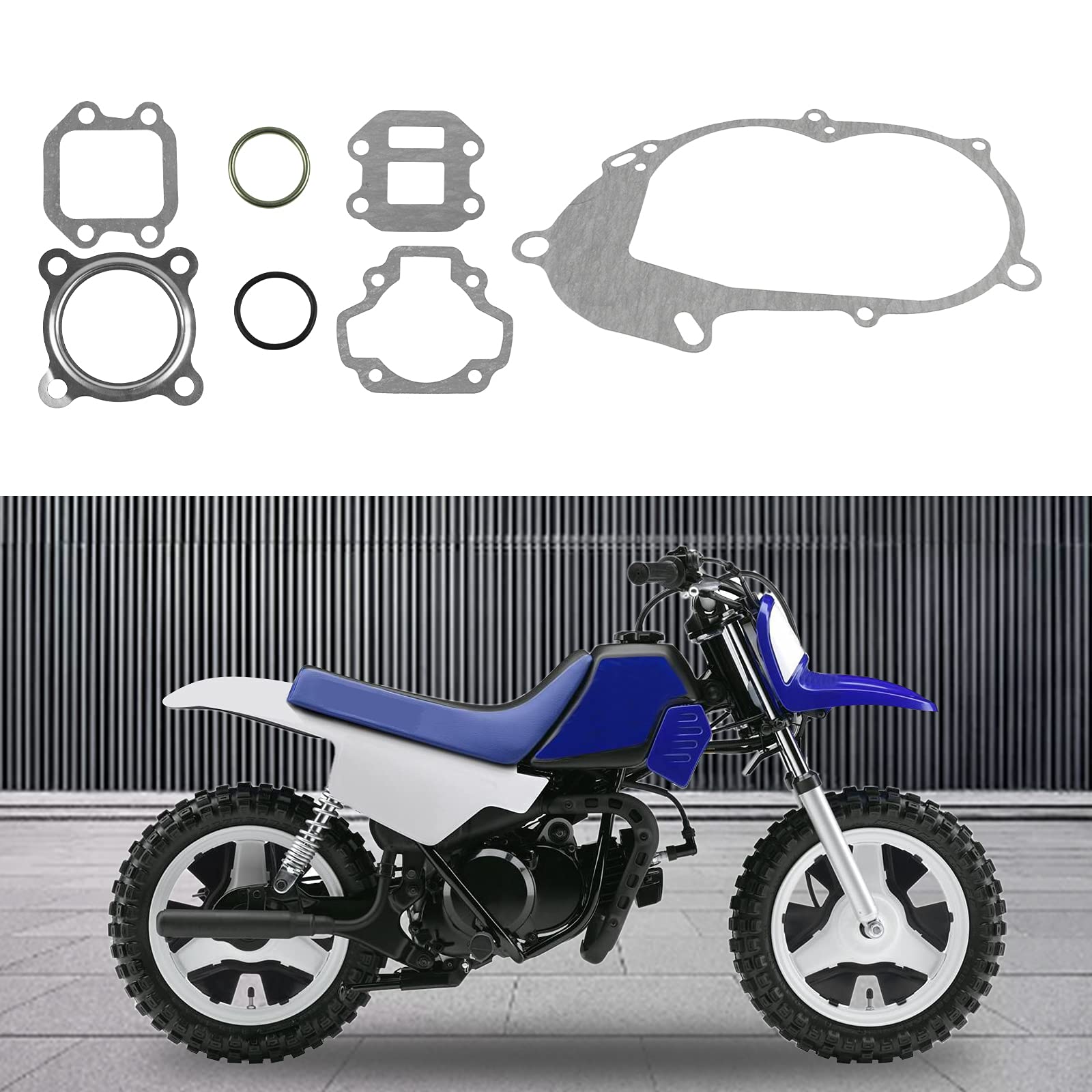 Flypig Engine Full Gasket Kit Racing Complete Gasket Set Fit For Yamaha Pw50 Pw 50 Y-Zinger Peewee Piwi 50 Py50 1981-2015