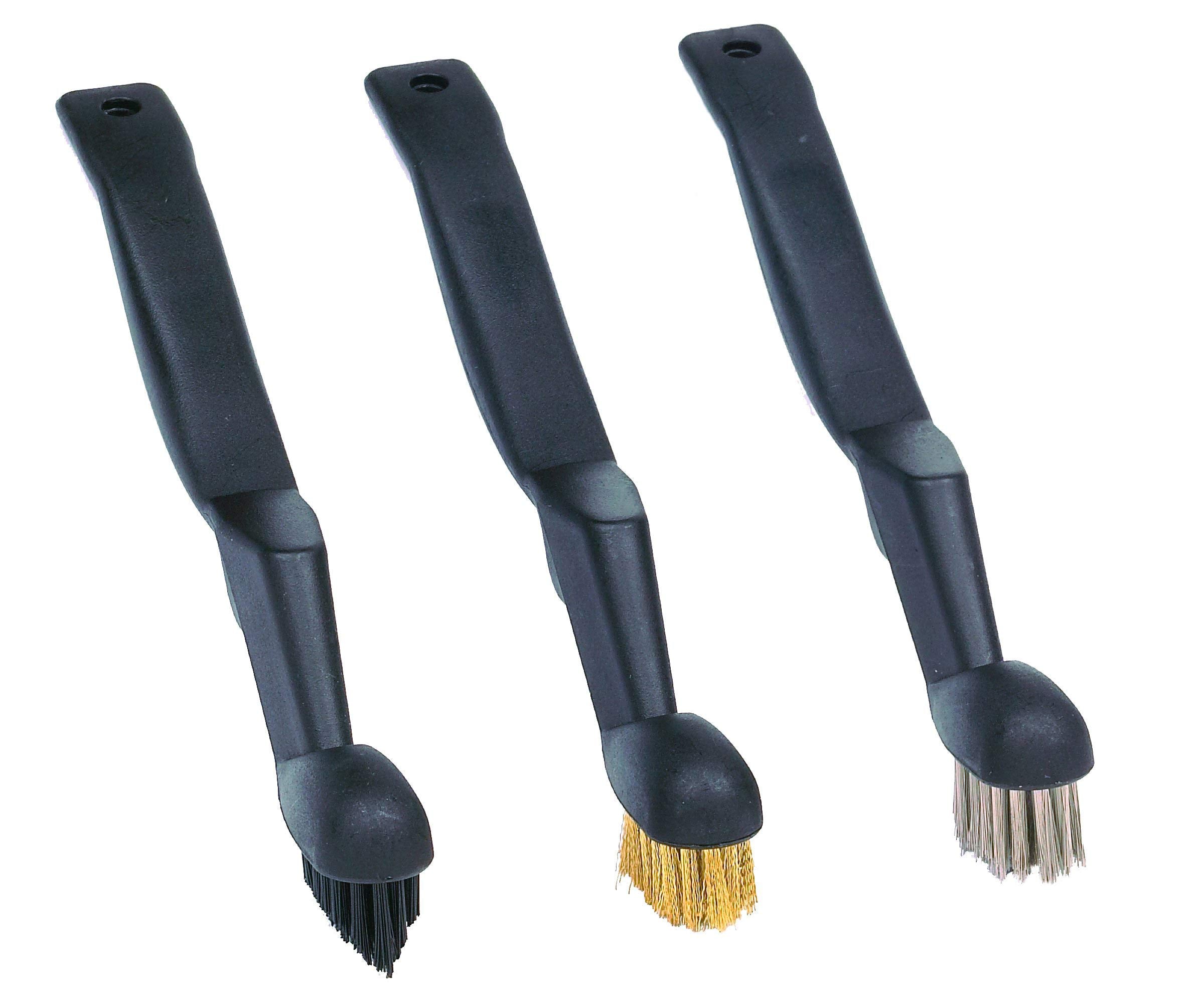 Carrand 92004 Grip Tech Deluxe Detail Brush Black 8 In