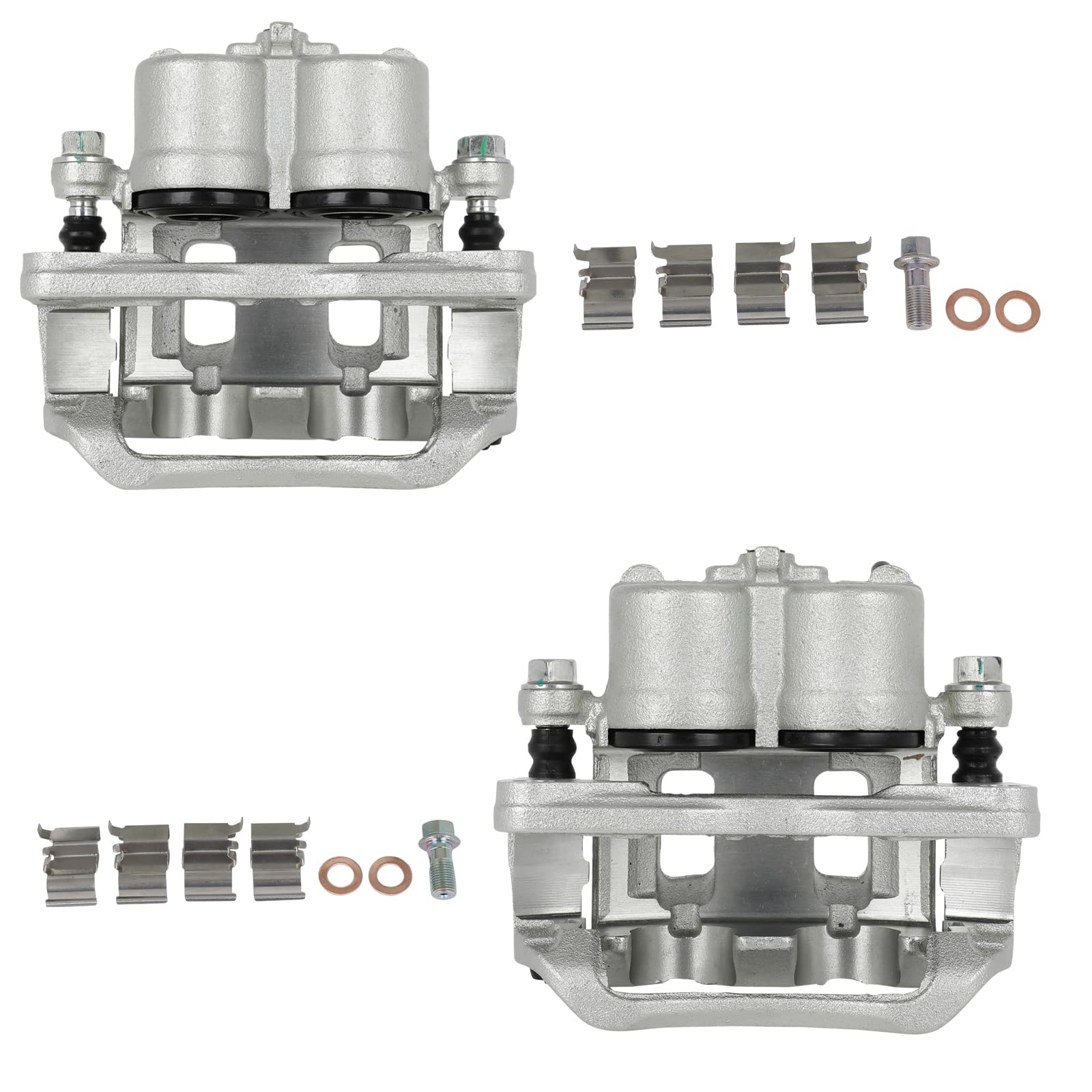 Scitoo 18B5026 18B5027 Front Left & Right Disc Brake Calipers Assembly W/Bracket For Ford For Edge 2007-2009