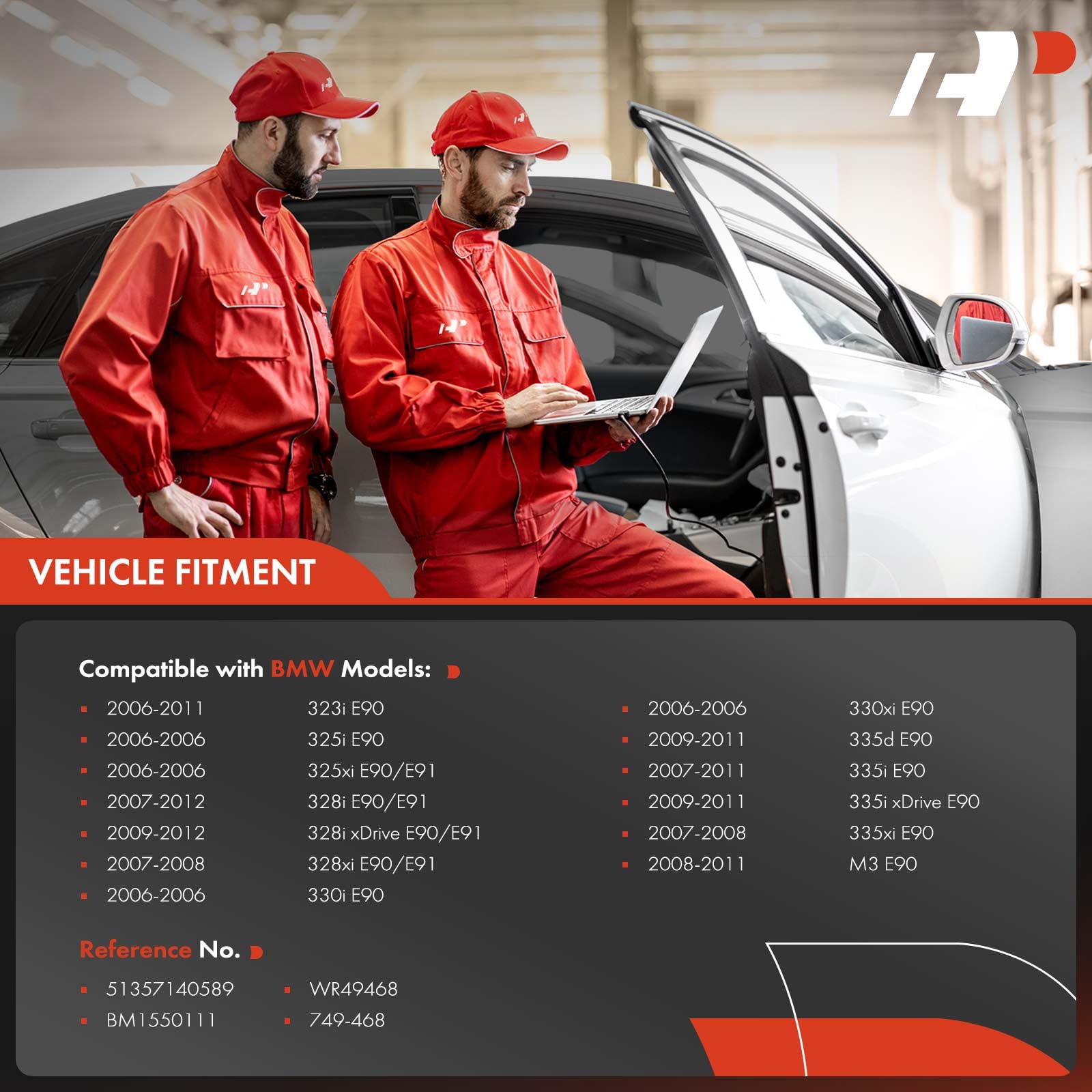 A-Premium Power Window Regulator Without Motor Replacement For Bmw E90 E91 323I 325I 328I 330I 335I M3 Rear Left Driver Side