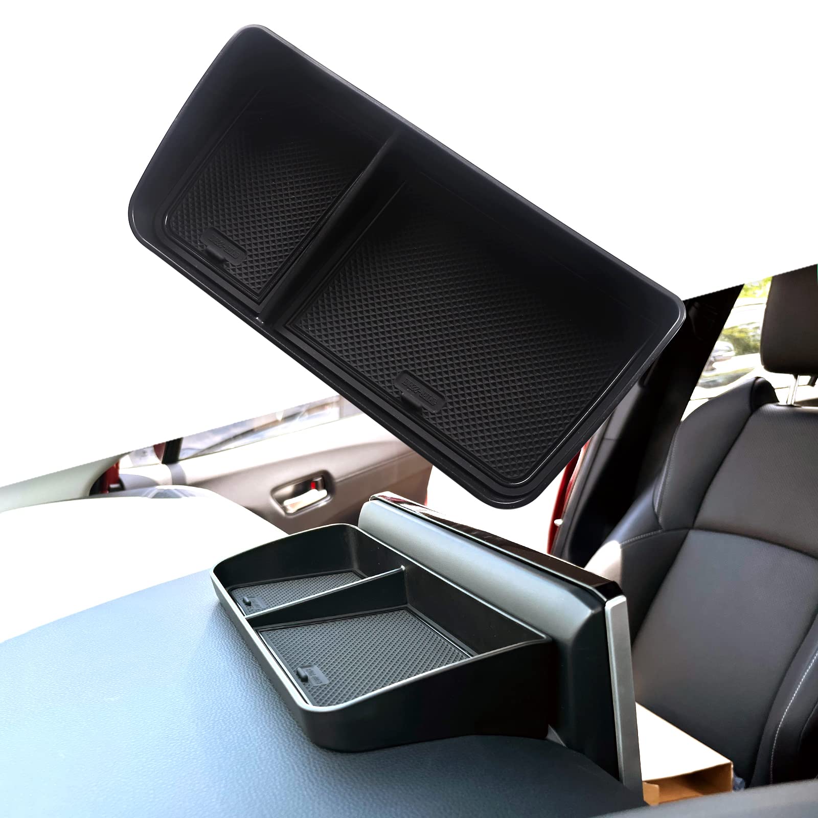 Smabee Dashboard Storage Tray Compatible With Toyota Corolla 2019-2022 / Corolla Cross 2022-2024 2025 Center Console Display Box Hidden Tray Behind Screen Corolla Accessories