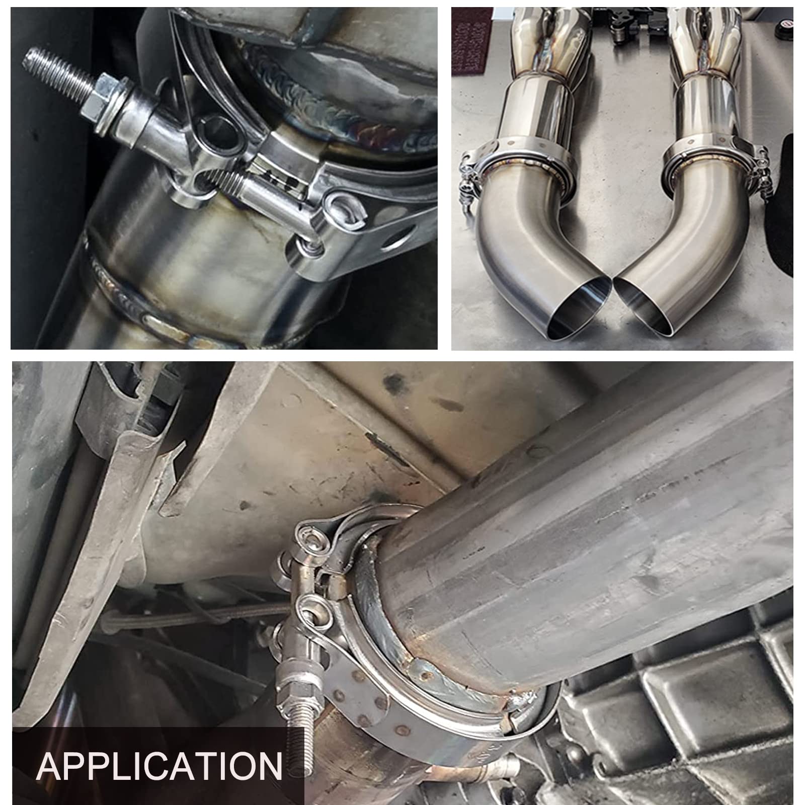 3 Inch V Band Clamp With Male Female Flange 304 Stainless Steel,V-Band Flange Kit