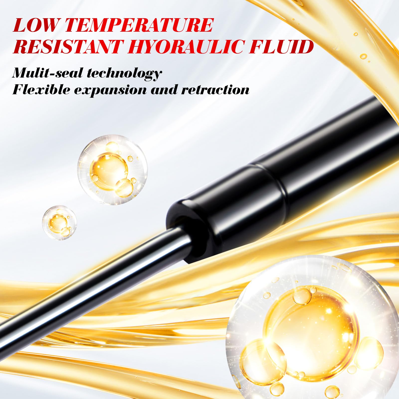 Vepagoo 4597 Hatchback Struts For 2005-2010 Scion Tc Trunk Gas Shocks, Rear Hatch Liftgate Lift Support Arms Lift, 015653, 95411, 084609, 0991U0, 15653 (Pack Of 2)