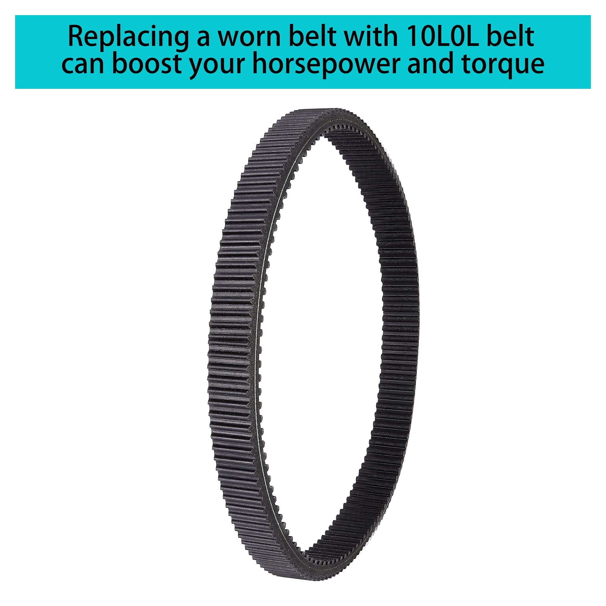 10L0L Team Drive Belt For Ezgo Rxv 2011-Up Gas Golf Cart With 13Hp Kawasaki Engine, Replace Oem 618630