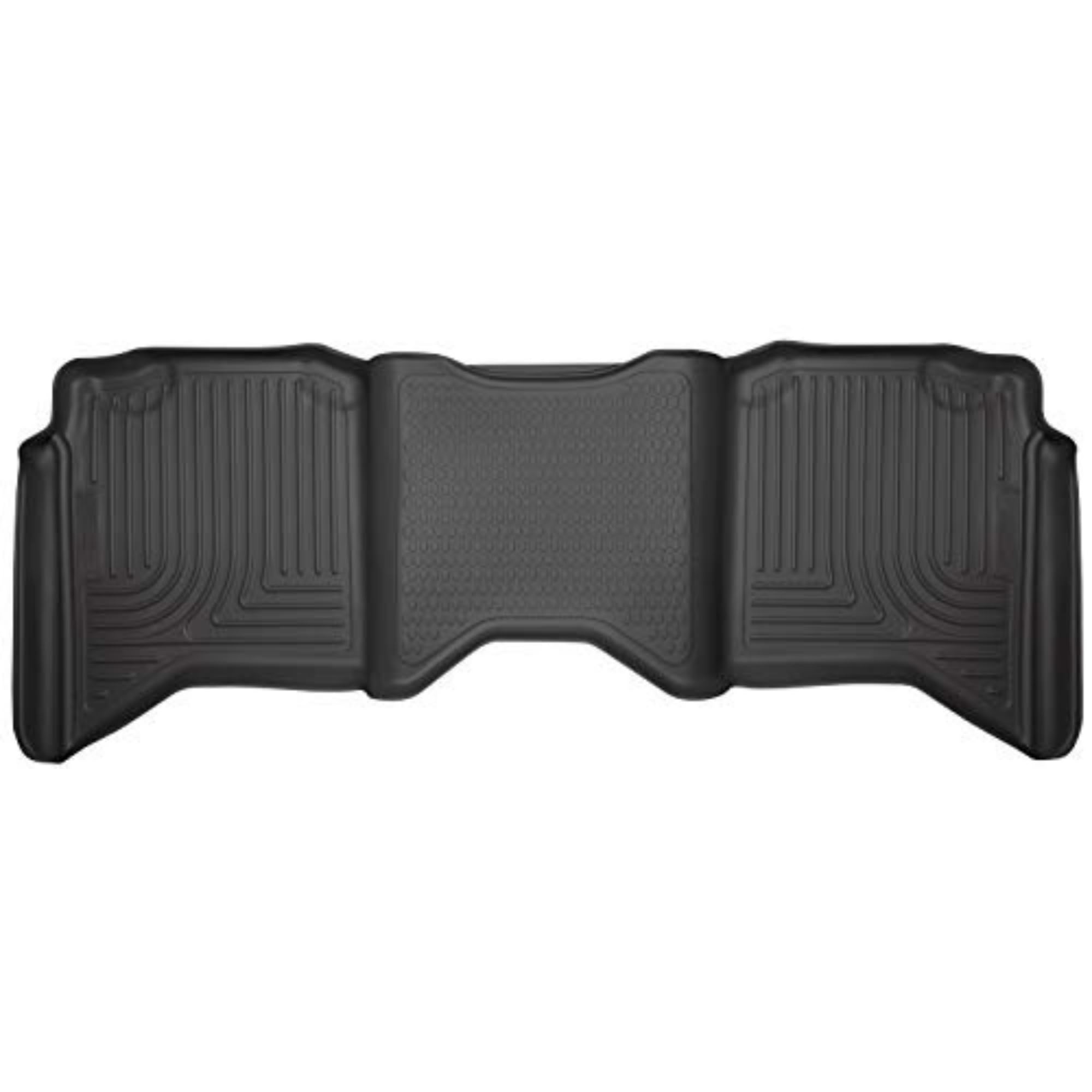 Husky Liners Weatherbeater Floor Mats | Fits 2019-2024 Ram 1500 (Classic Body), 2009-2018 Dodge Ram 1500, 2011-2018 Ram 2500, 3500 (Crew Cab) | 2Nd Row, 1-Pc Black - 19061