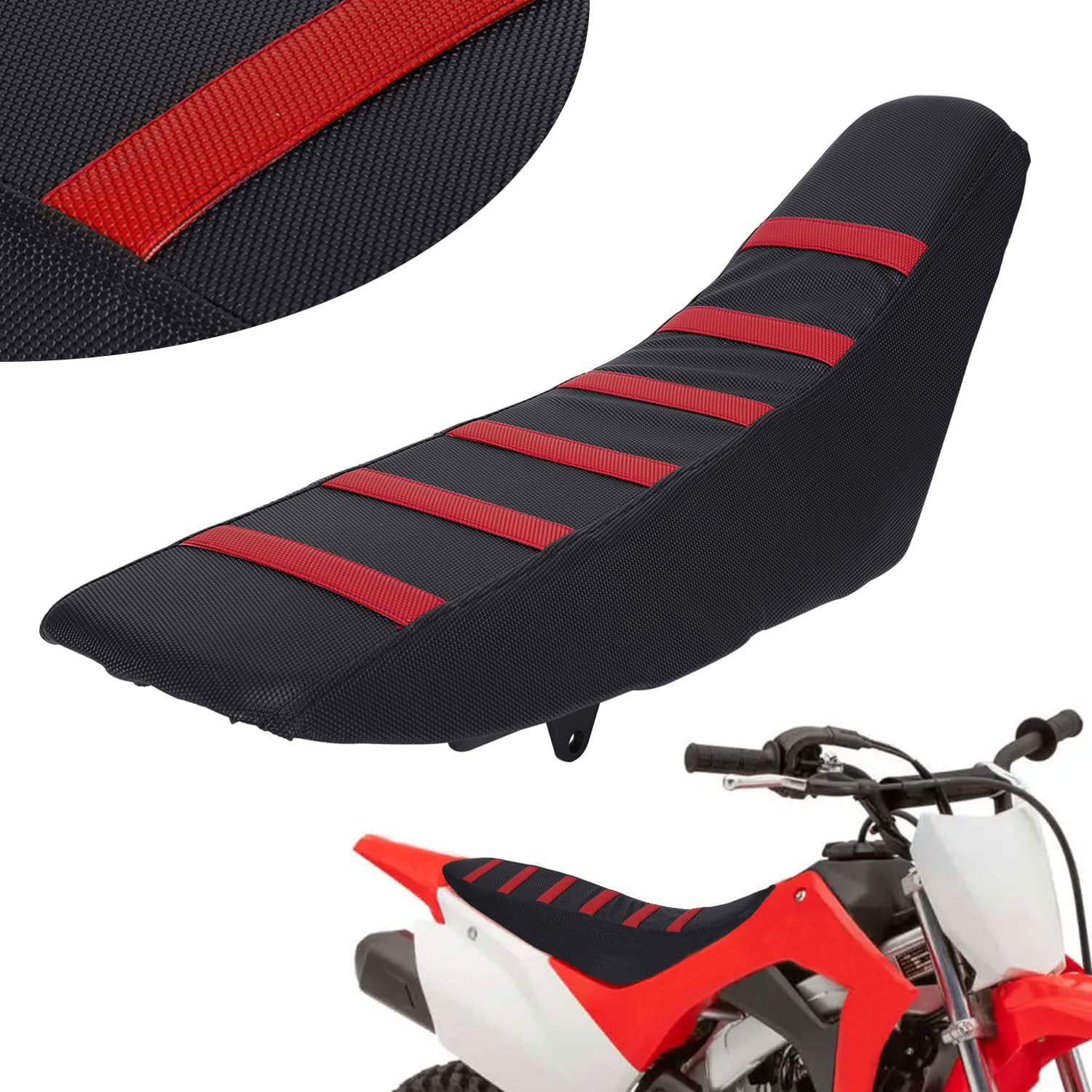 Ustpo Dirt Bike Seat Cover Particle Surface Universal For Crf Cr Xr 50Cc - 250Cc Rm Kx Klx Ttr Pw Ssr Apollo Tao Tao Thumpstar D