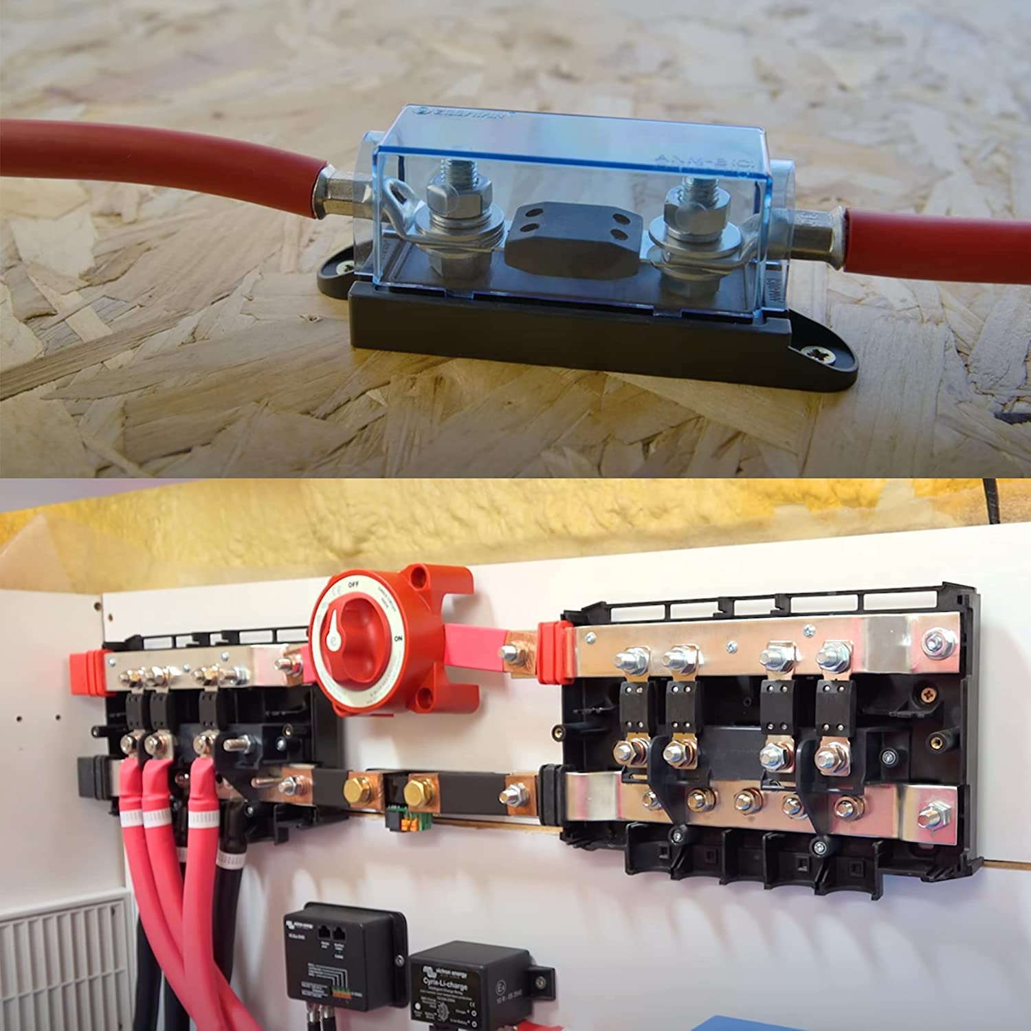 parts PTT 2PACK-10PACK MEGA/AMG Fuse 40 Amp-500 Amp, 32V, 298 Series, Time Delay, Bolt Down - Automotive/Marine (250A-5PACK)