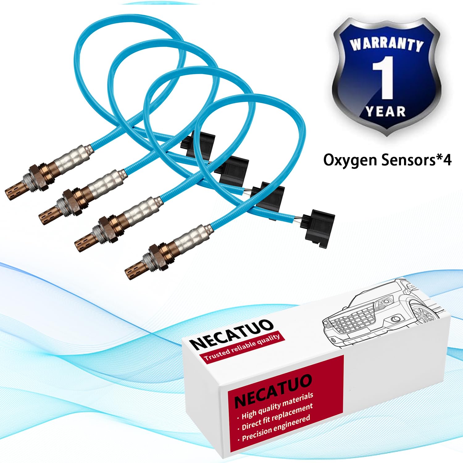Necatuo 234-9064 Upstream O2 Oxygen Sensor Heated Air Fuel Ratio Compatible With Honda Cr-V Acura Rsx Element For 36531-Pzd-A01