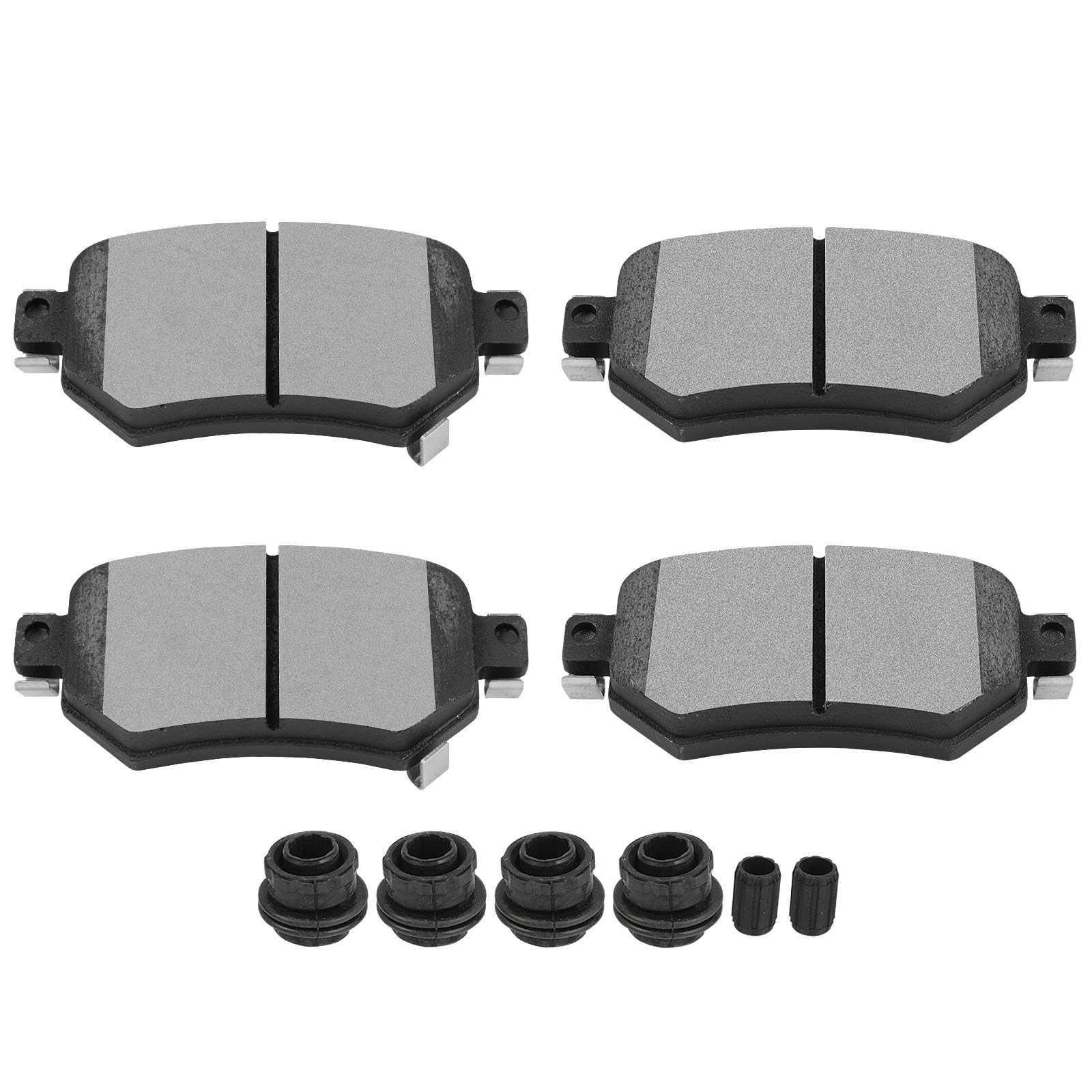 Scitoo Rear Disc Brake Pad Set 4Pcs W/Hardware Fit For Mazda For 6 2016 2017 2018 2019 2020 2021