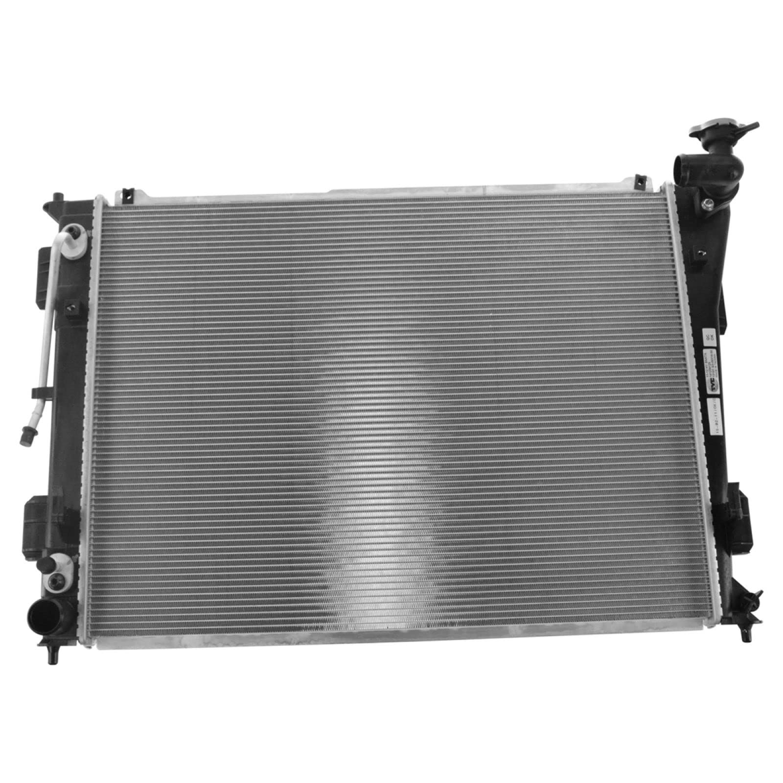 Trq Radiator Assembly Aluminum Core Compatible With 12-17 Hyundai Azera 11-14 Sonata 14-16 Kia Cadenza 11-15 Optima Cu13191 Hy30