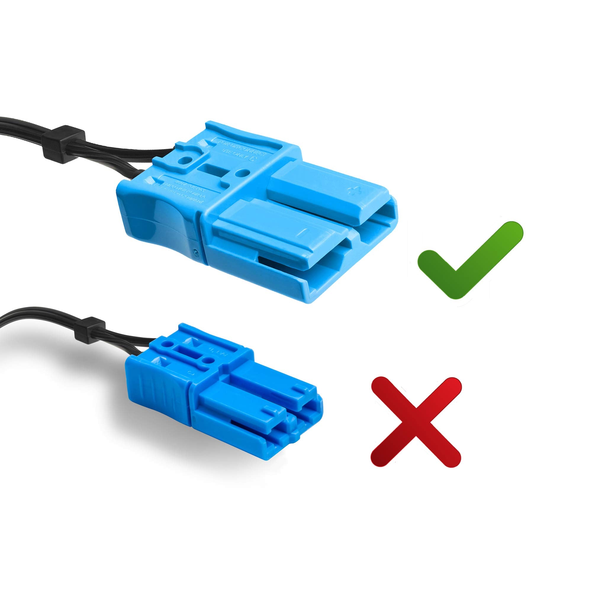 12 Volt Battery Charger with Large Blue Plug, for 12V Kid Trax Child Ride On Car Mecerdes ML63 Dodge Ram 3500 Dodge Police Car D