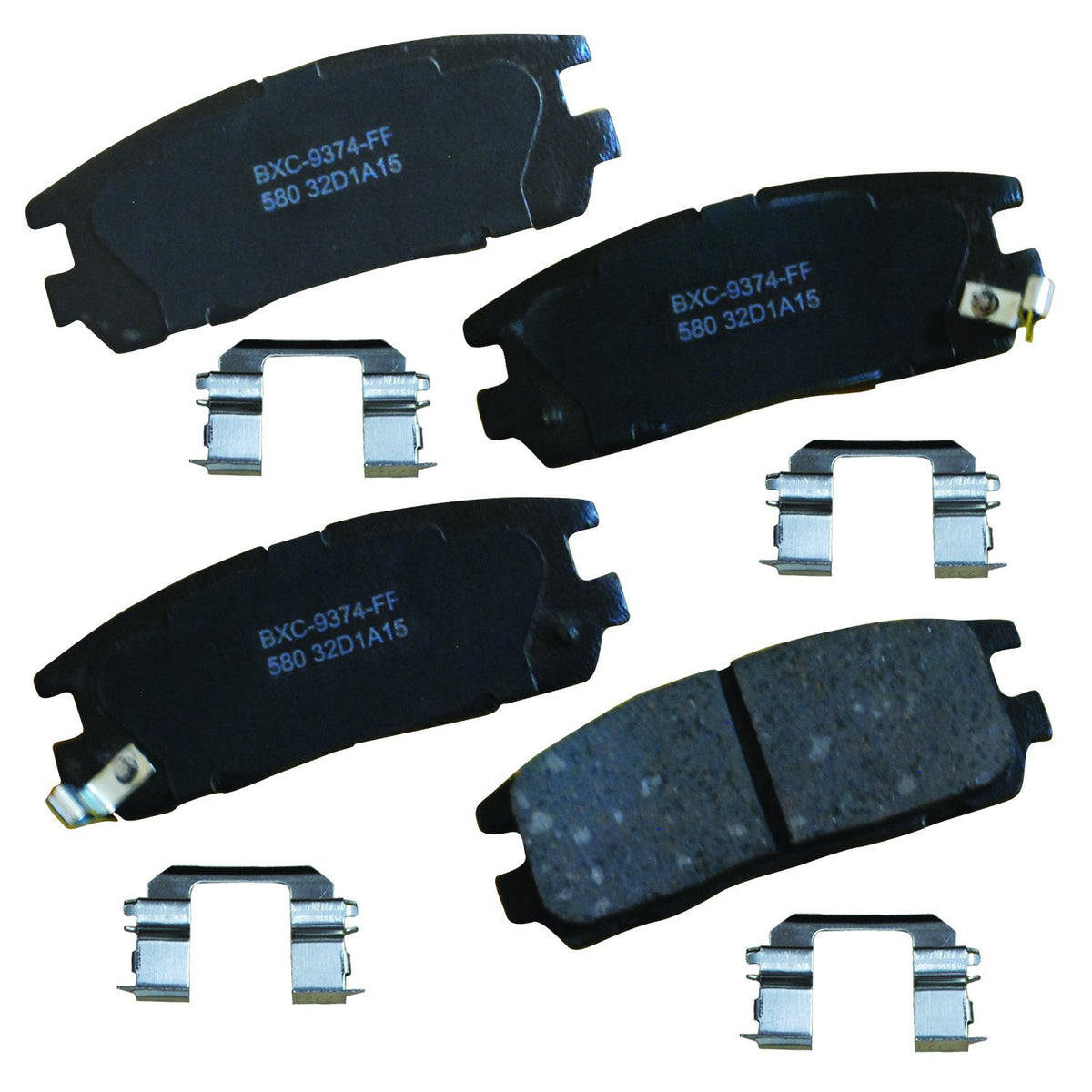 Bendix Premium Sbc580 Ceramic Rear Brake Pads For Select Models Acura Slx, Honda Passport, Isuzu Amigo, Axiom, Rodeo, Rodeo Spor