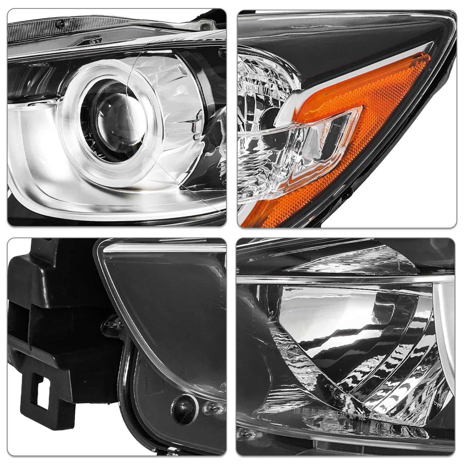 Sockir Headlights Assembly Fit For 2013 2014 2015 2016 Mazda Cx-5 Factory Halogen Projector Headlamp Replacement Passenger And Driver Side