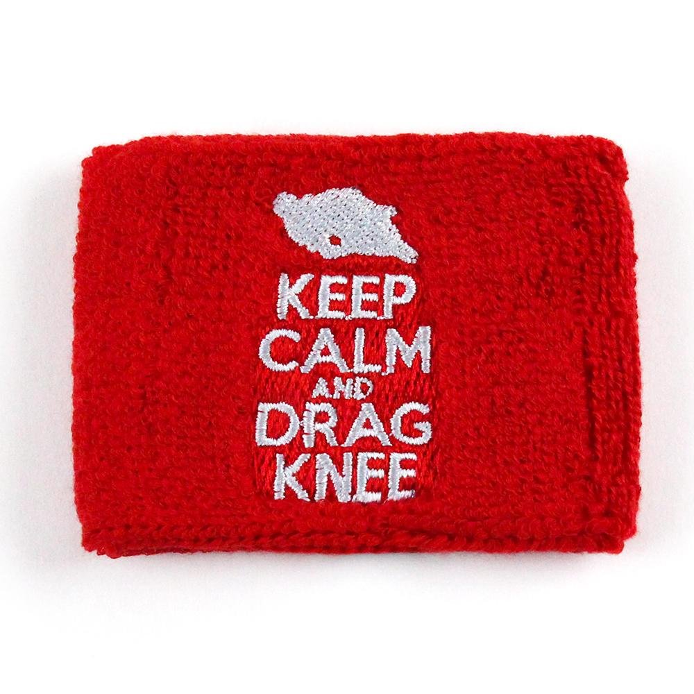 RezSox Keep Calm Drag Knee Brake Reservoir Covers by ReservoirSocks for Motorcycles, Sportbikes