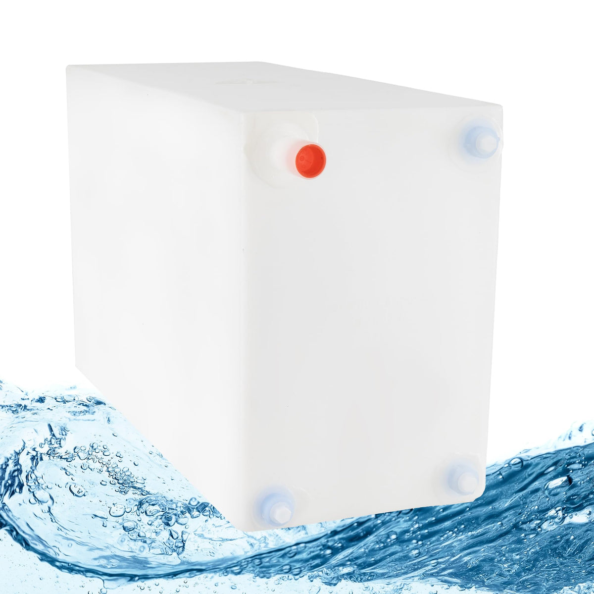 RecPro RV Fresh Water Tank 16 Gallon for Drinking and Potable Water | 24'' x 10'' x 15.5'' | Fresh or Gray Water Plastic Storage