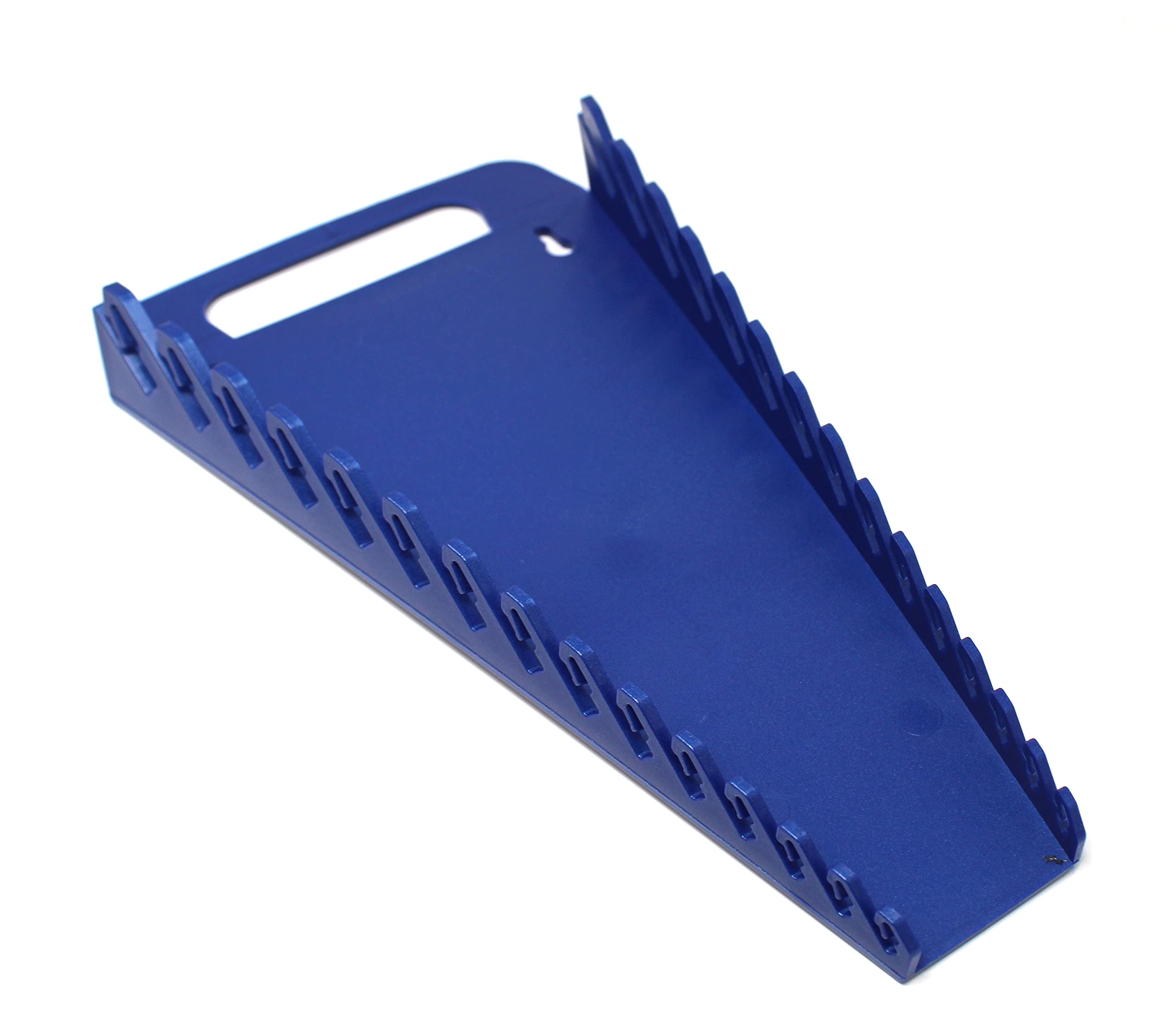 Jsp Manufacturing 15-Tool Gripper Wrench Organizer Tray Kit - 2 Plastic Portable Gripper Tray Holders… (4 Piece Kit, Red & Blue)