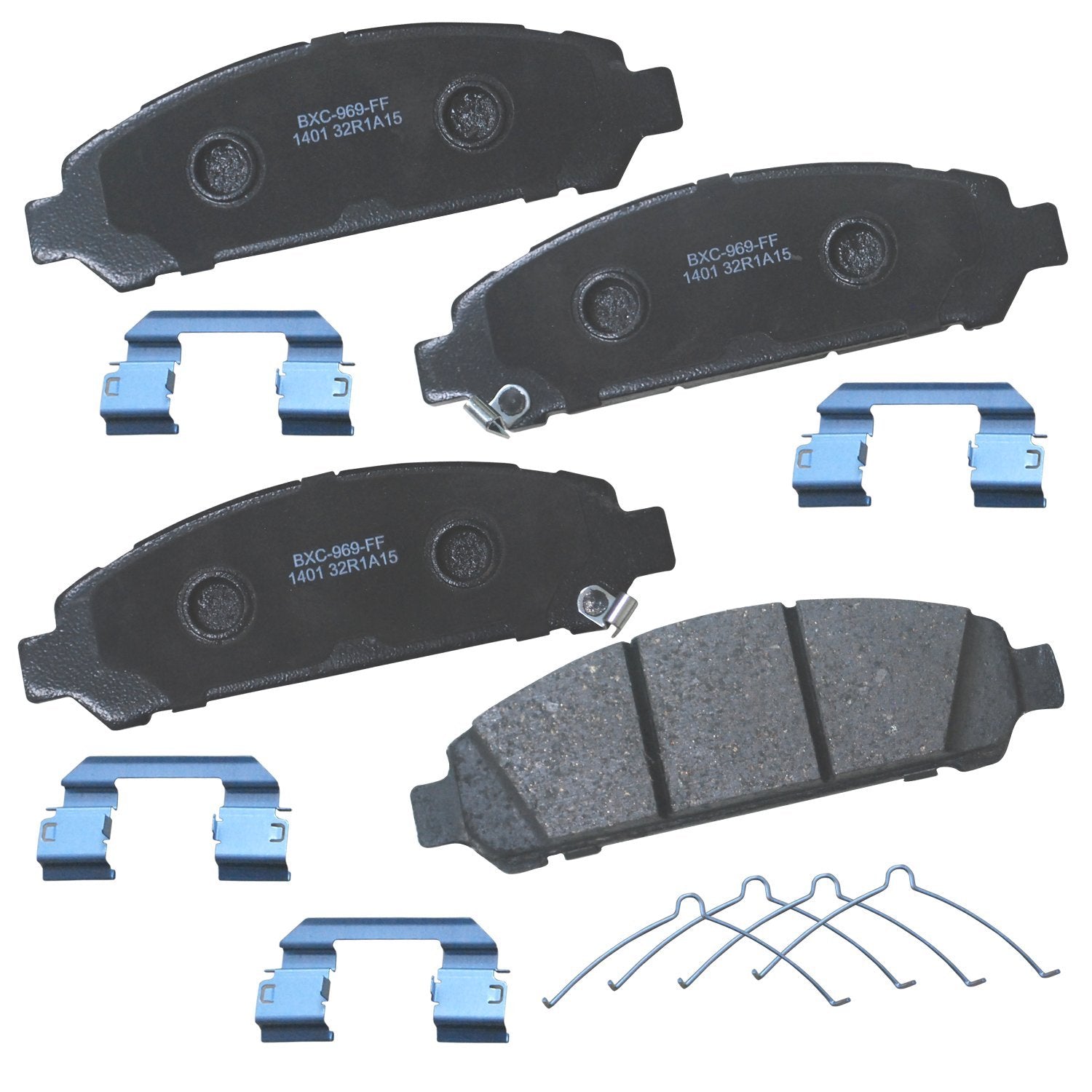 Bendix Premium Sbc1401 Ceramic Front Brake Pads For Toyota Venza 2016-2009