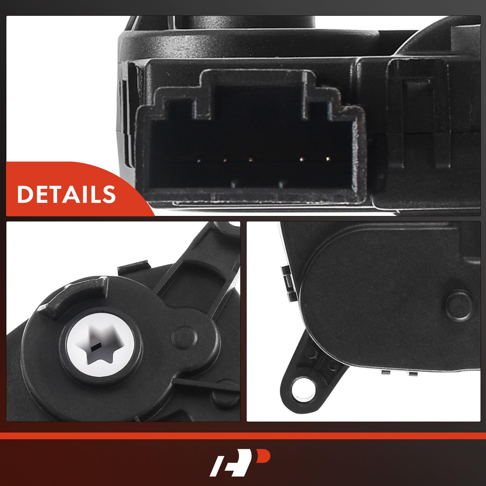 A-Premium HVAC Heater Blend Door Actuator, Compatible with Volkswagen Jetta 2015-2018 Tiguan CC 2012-2017 Caddy 2011-2019 Eos & Audi Q3 Q3 Quattro RS Q3, Replace# 1K0907511Q