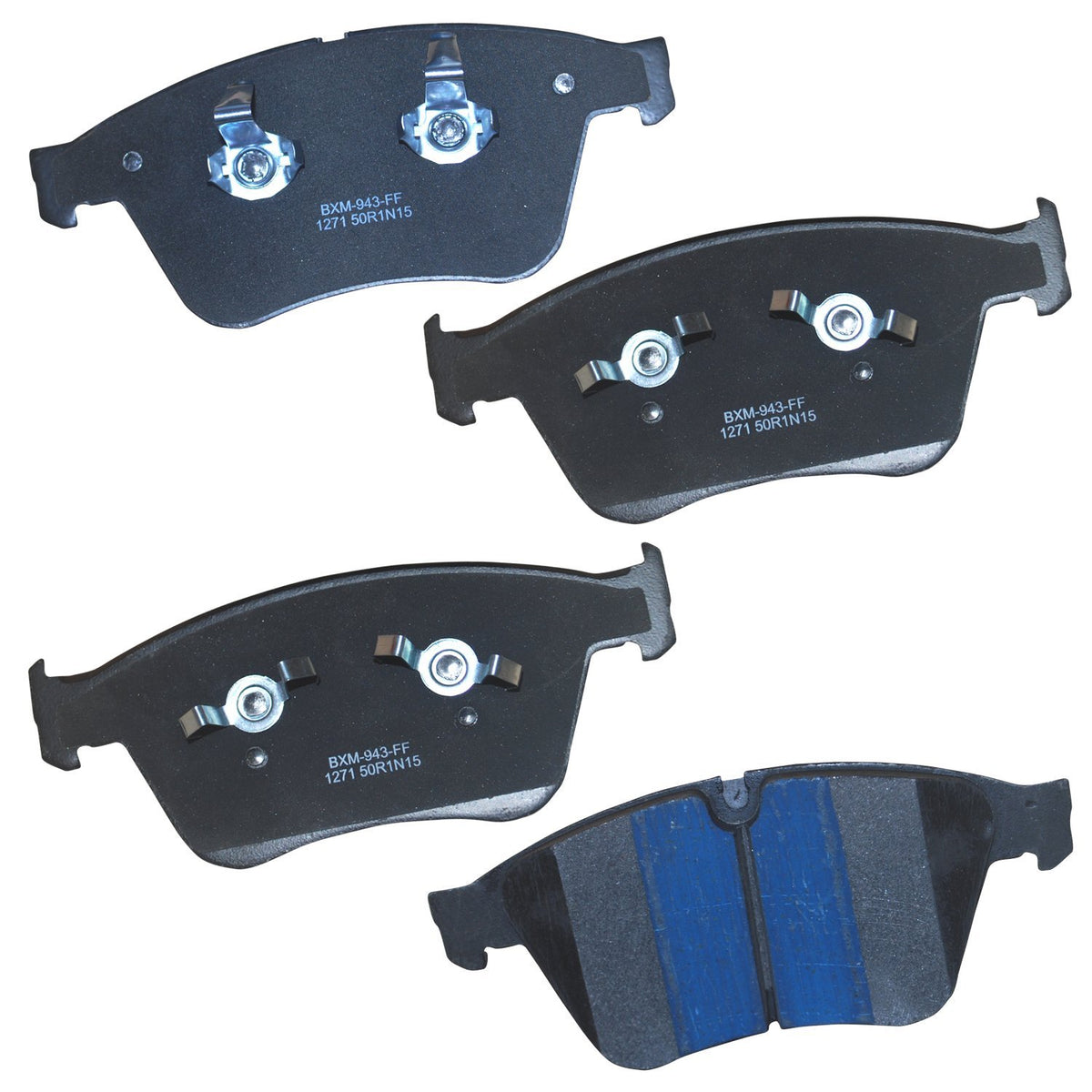 Bendix Premium Sbm1271 Semi-Metallic Front Brake Pads For Mercedes-Benz Ml63 Amg 2011-2007, R63 Amg 2007