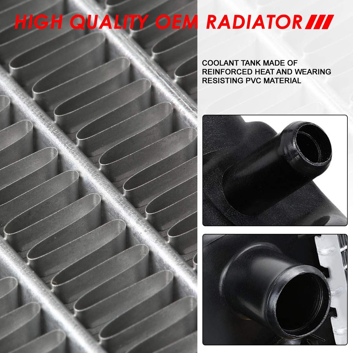 Auto Dynasty Radiator Compatible With 92-00 Chevy Gmc C/K Suburban 3500Hd 5.0L 5.7L 7.4L, Dpi 1693 Factory Style 1-Row Cooling R