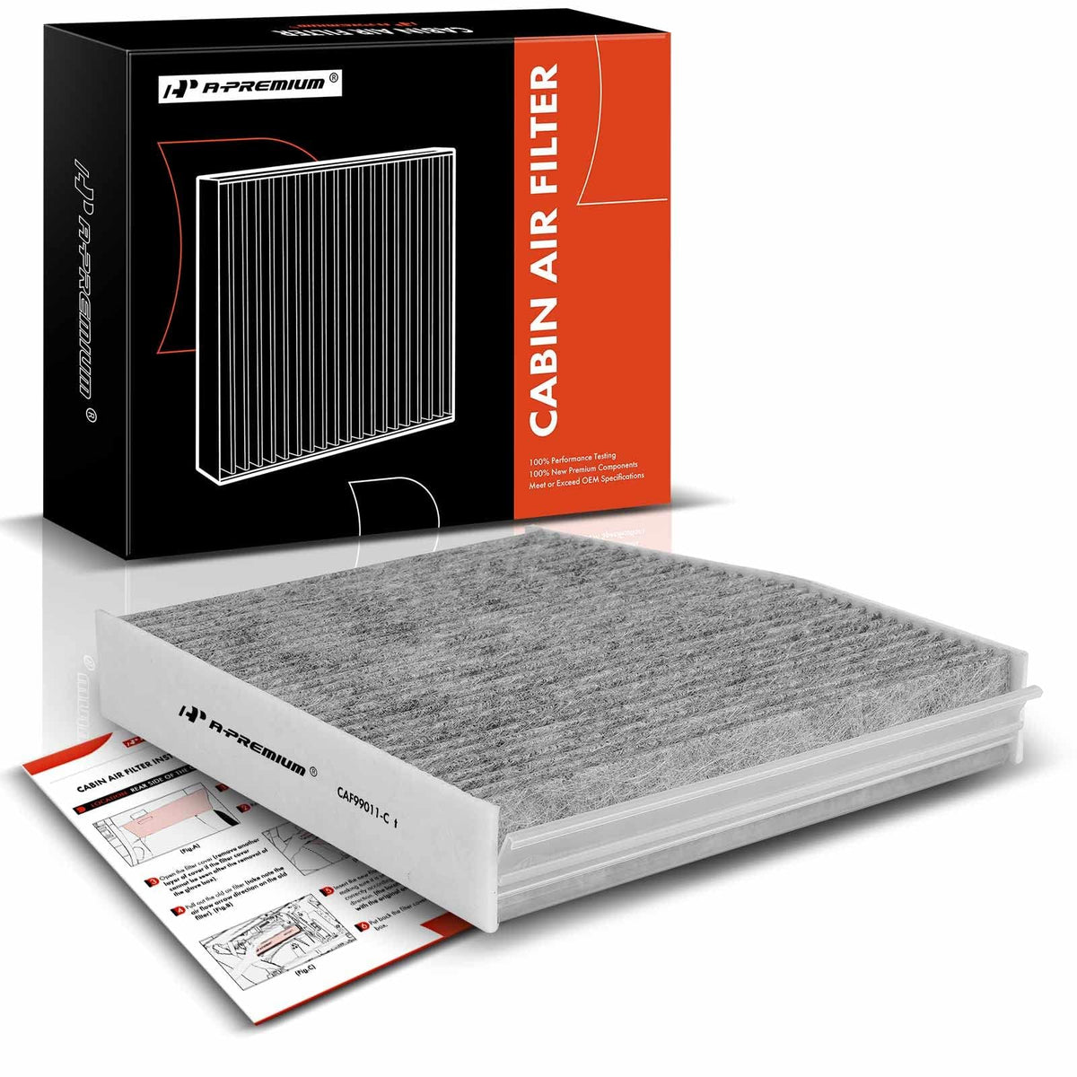 A-Premium Cabin Air Filter With Activated Carbon Compatible With Mercedes-Benz B250, B250E, Cla250, Cla35 Amg, Cla45 Amg, Gla250, Gla35 Amg, Gla45 Amg, Glb250, Glb35 Amg & Infiniti Qx30